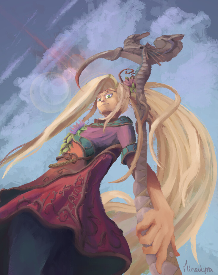 ArtStation - Viridi from Kid Icarus Uprising