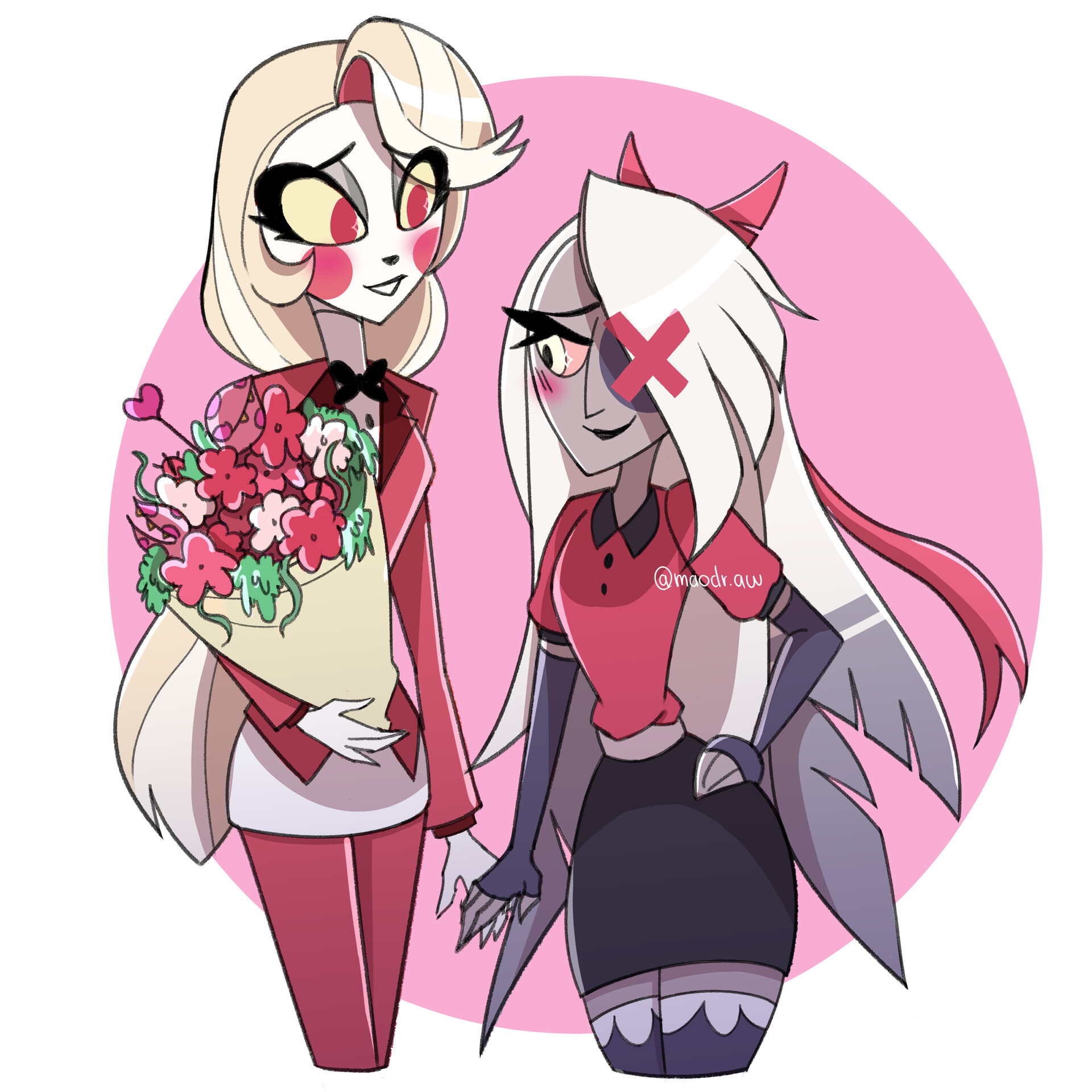 Artstation hazbin hotel ships