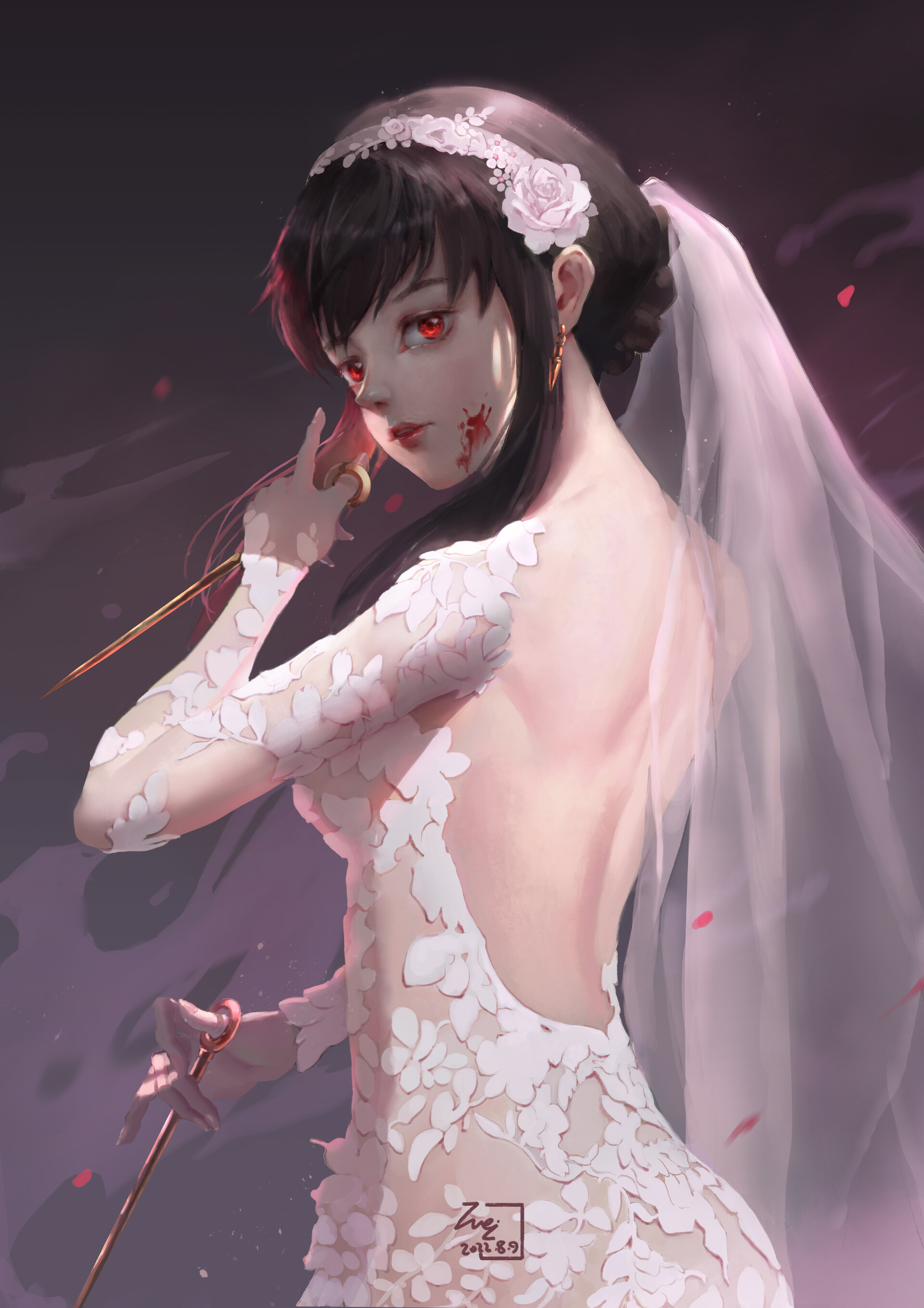 ArtStation - Yor Forger-Wedding Dress