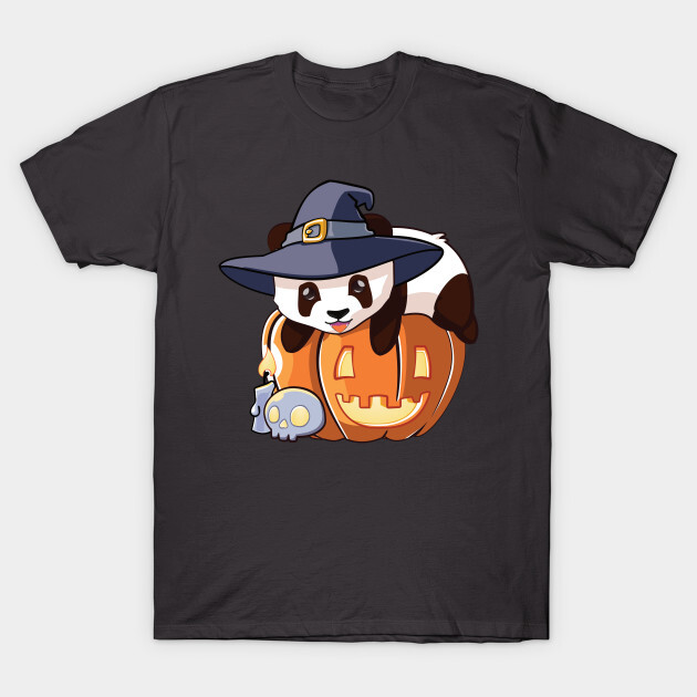 Panda on a Pumpkin T-Shirt
https://www.teepublic.com/t-shirt/34117791-panda-on-a-pumpkin?store_id=125261