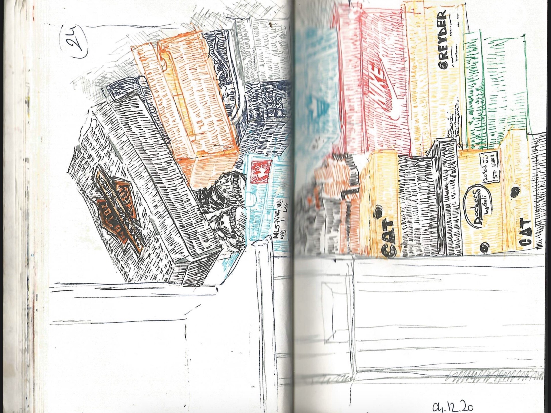 ArtStation sketchbook pages 5