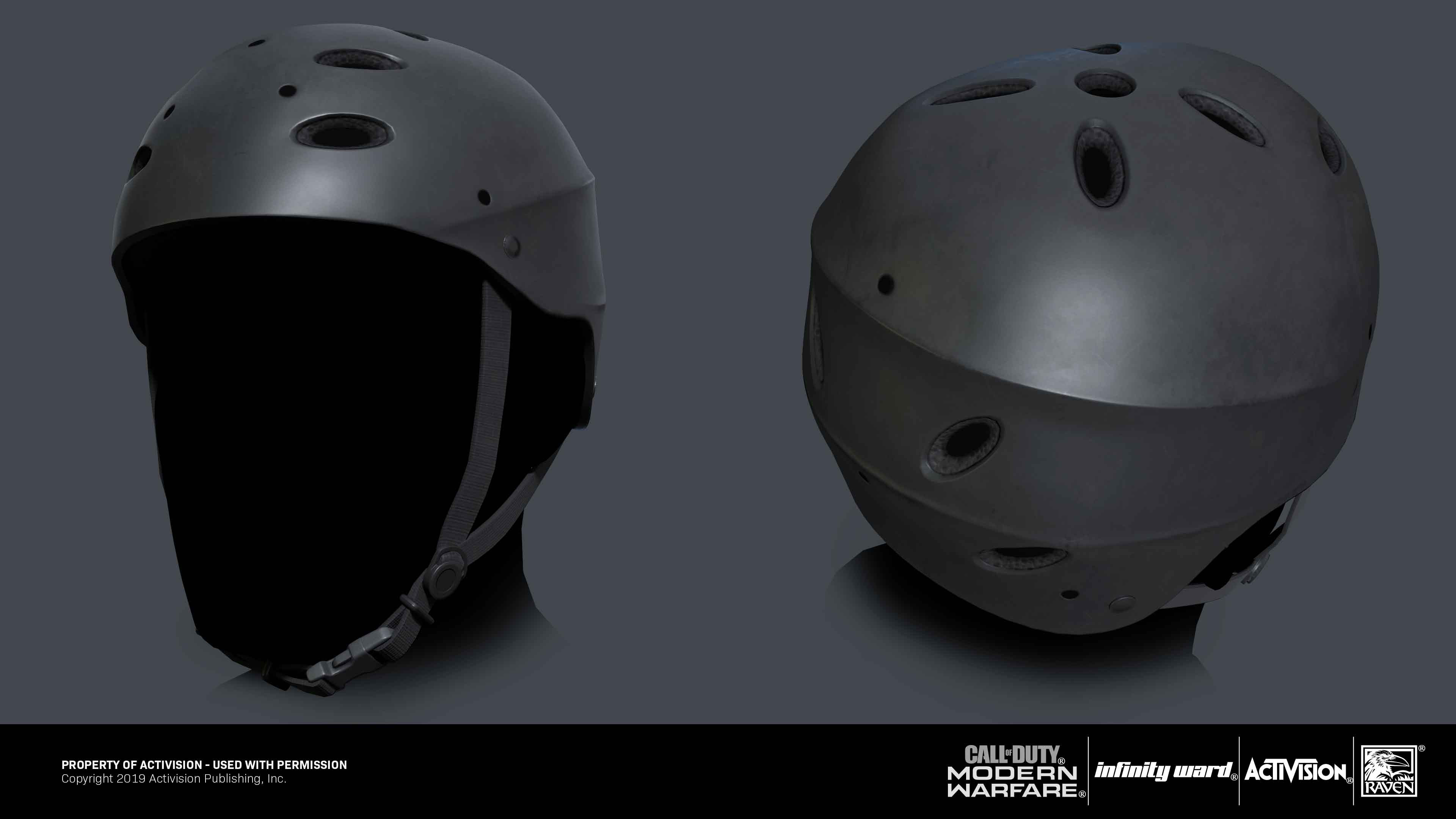 Helmet 2: Highpoly, lowpoly, bakes and textures.