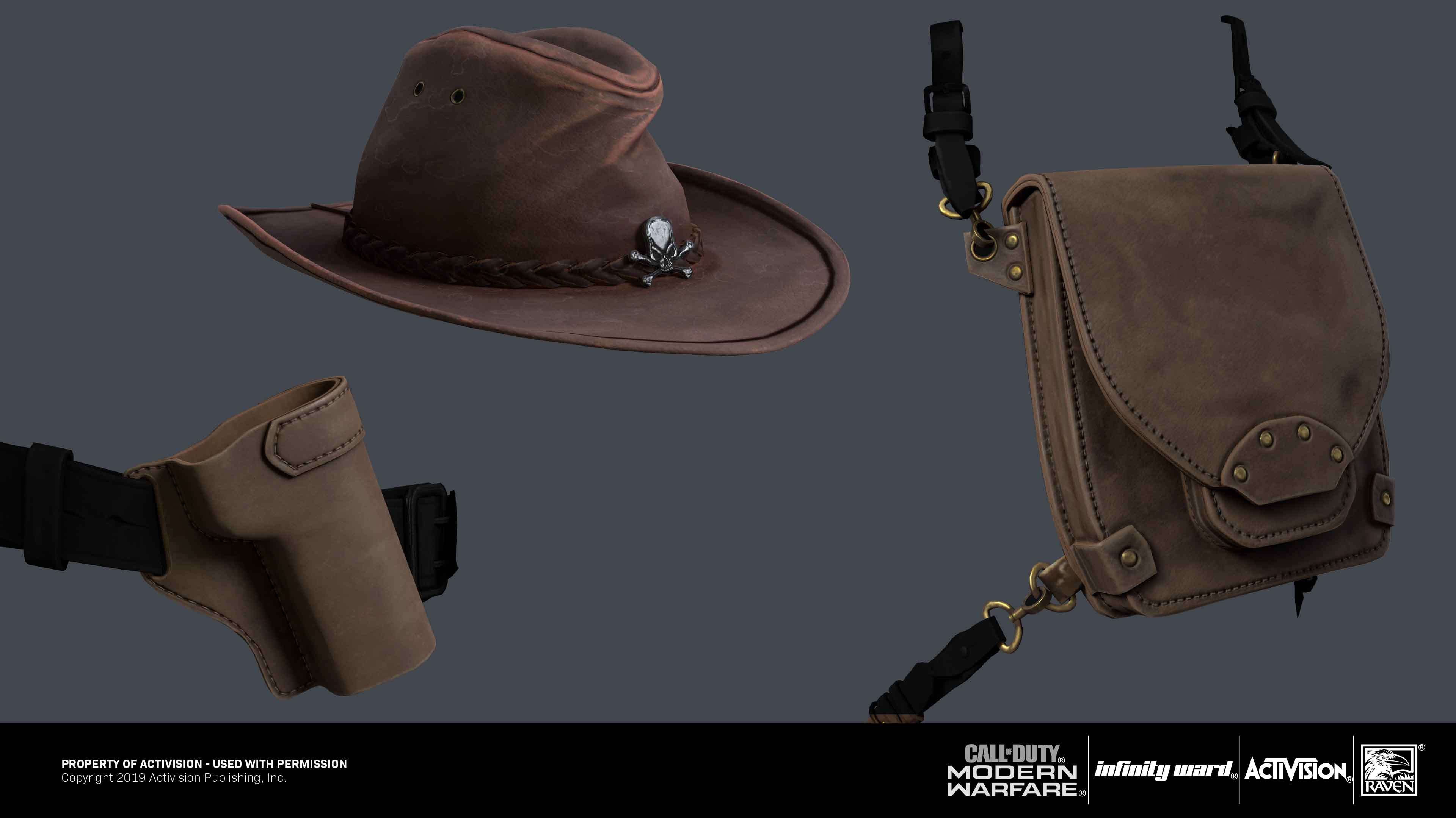 Morte parts: Responsible for Highpoly, Lowpoly &amp; textures for leather parts.