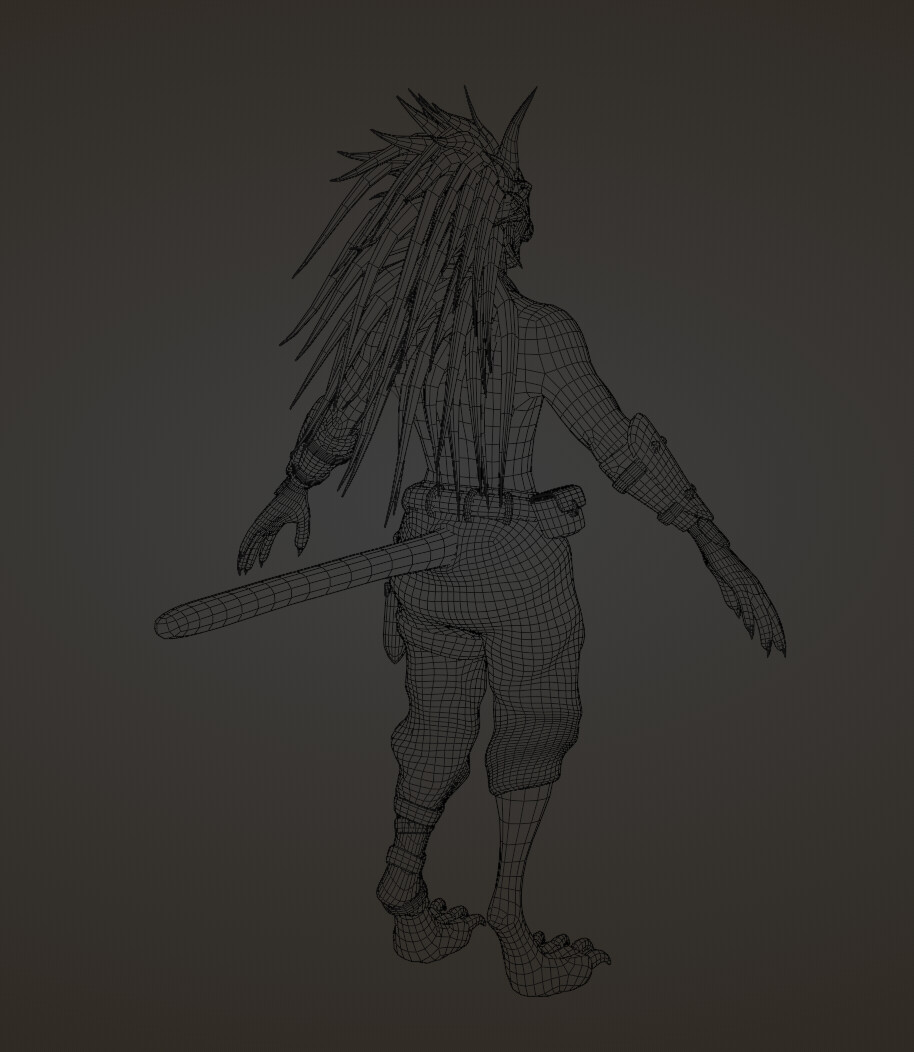 Wireframe (back)