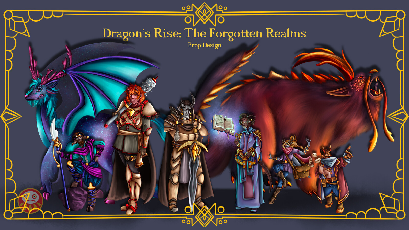 Dragon's Rise: The Forgotten Realm - Character design