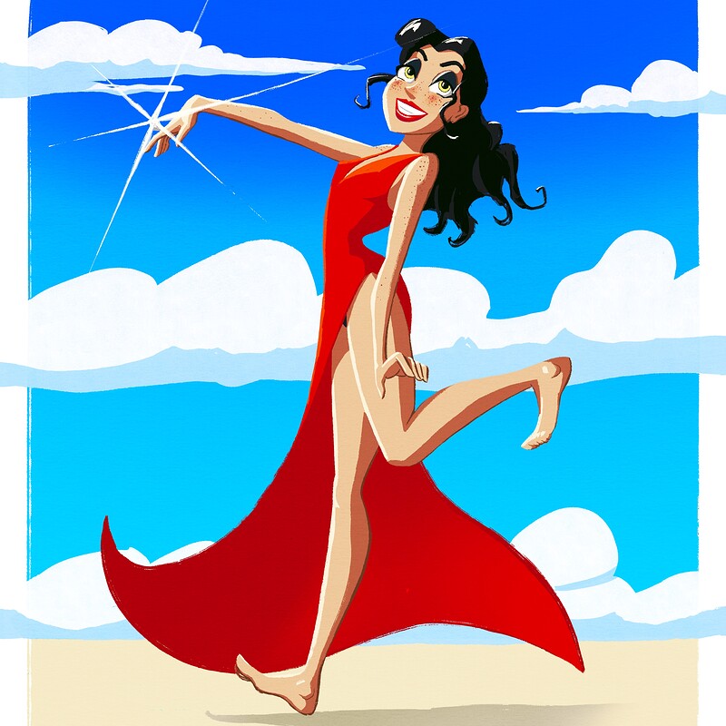 Beachside Rings and Jewels Poster/Advertisement