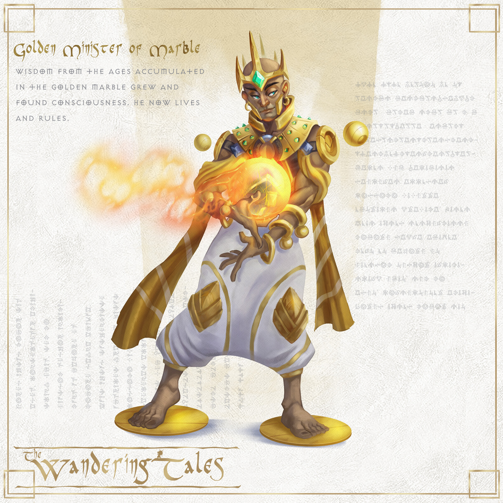 Golden Minister of Marble | The Wandering Tales