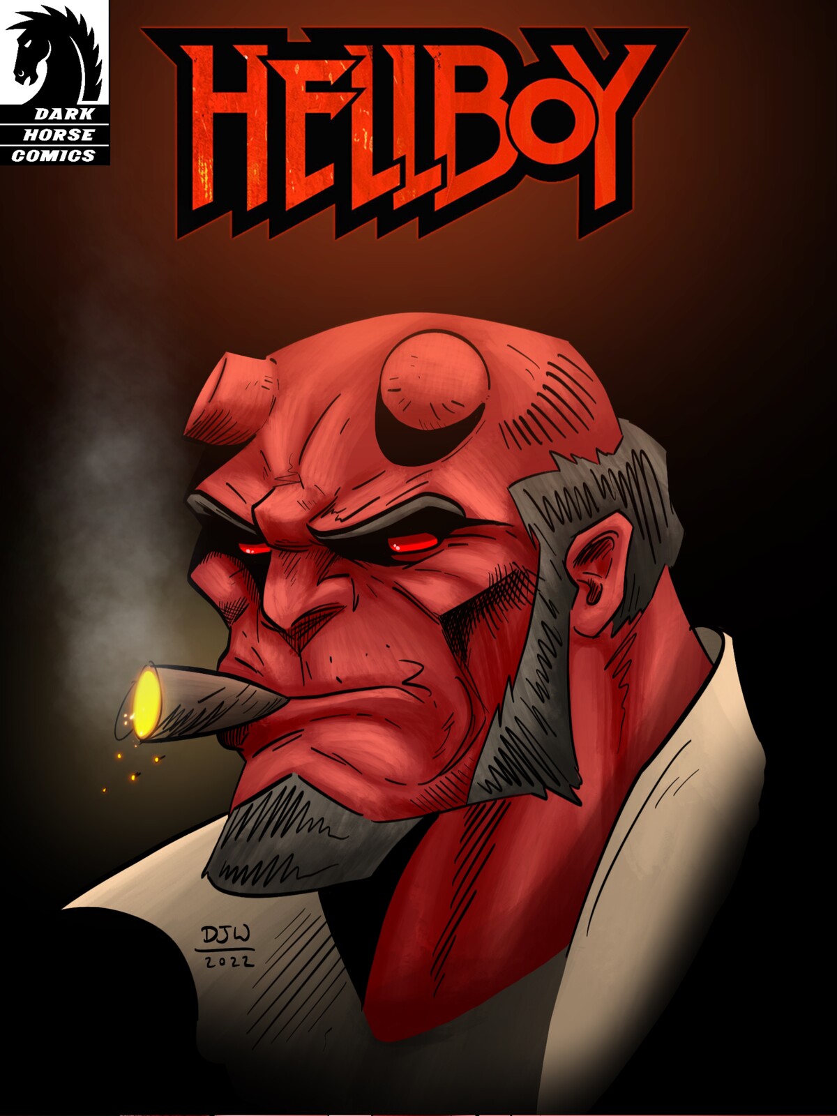 Hellboy Custom Cover