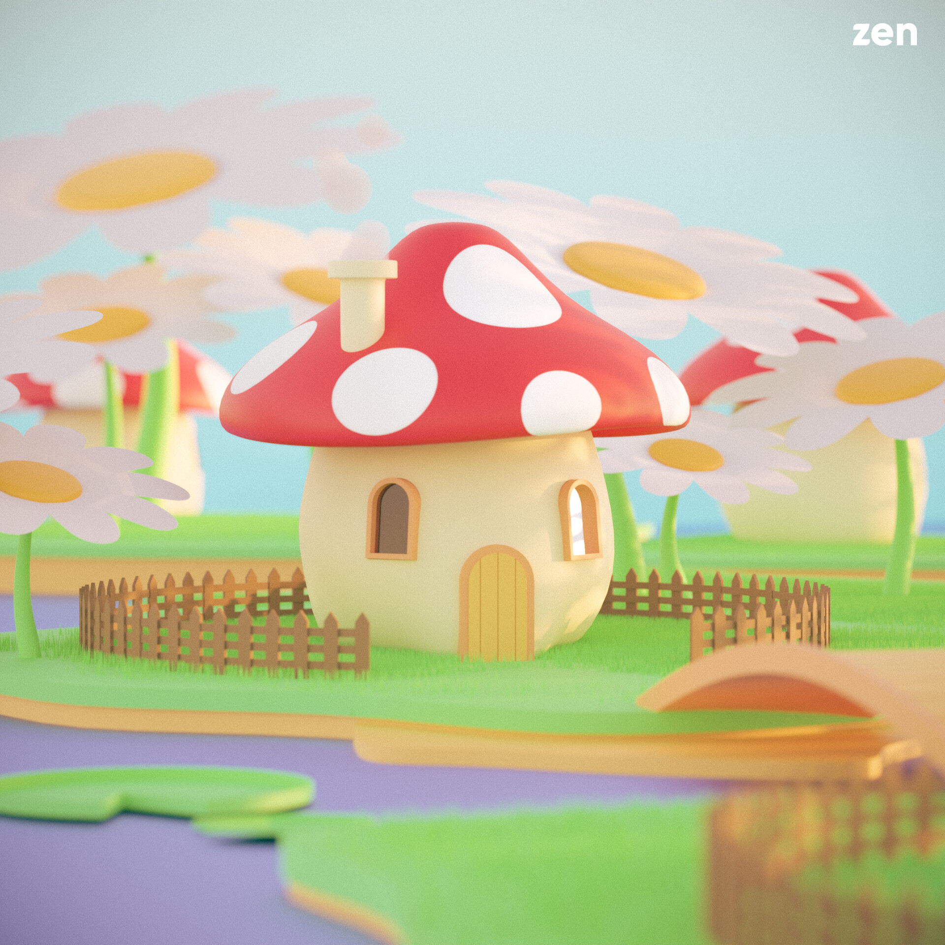 ArtStation Mushroom Hut