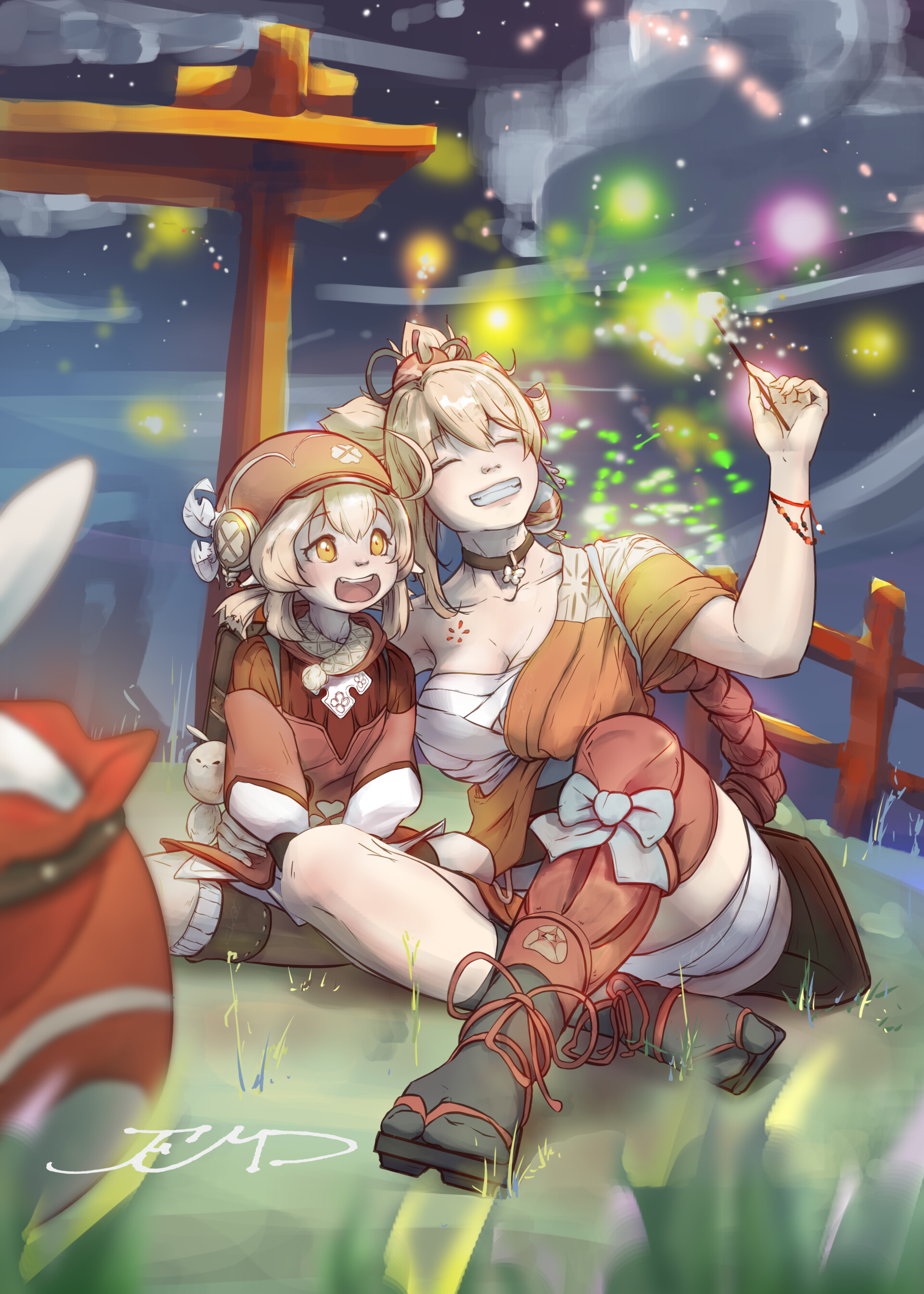 artstation-yoimiya-and-klee