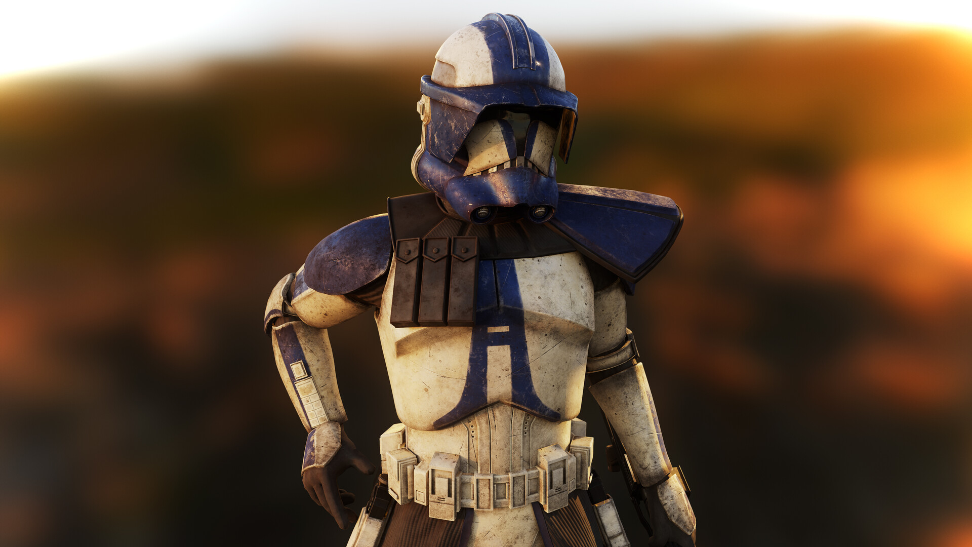 Clone sales trooper captain