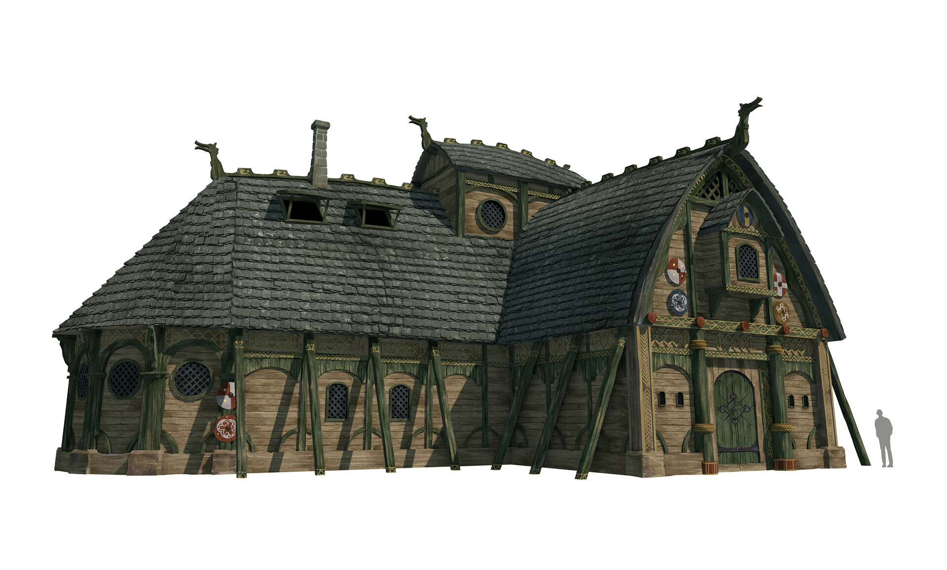 ArtStation Viking house