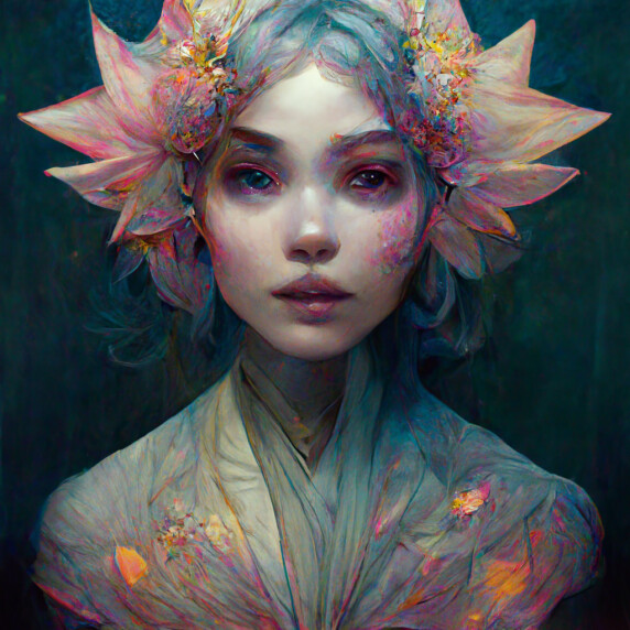 ArtStation - flowers queen