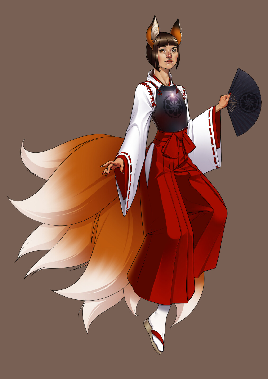 David Laundry Kitsune Shrine Maiden