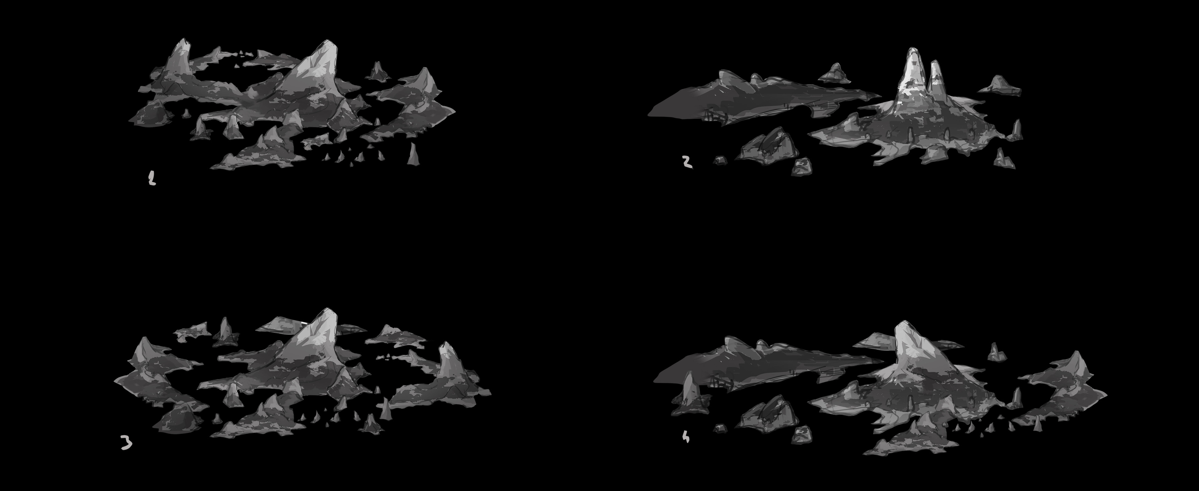 archipelago layouts variation