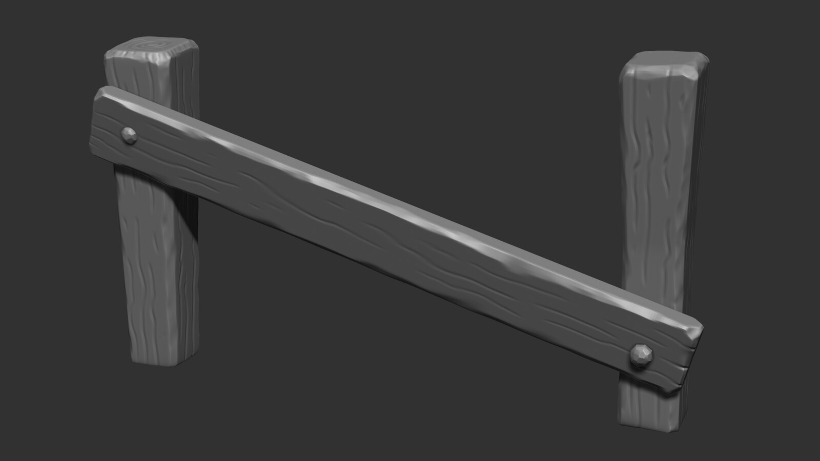 ZBrush Sculpt Detail 3 (baked into the low poly in Substance)