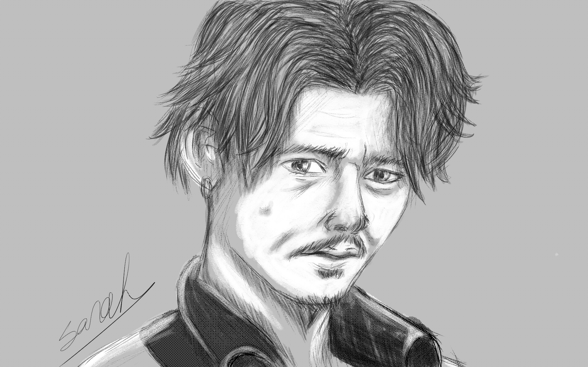 Samba_Art - Johnny Depp study