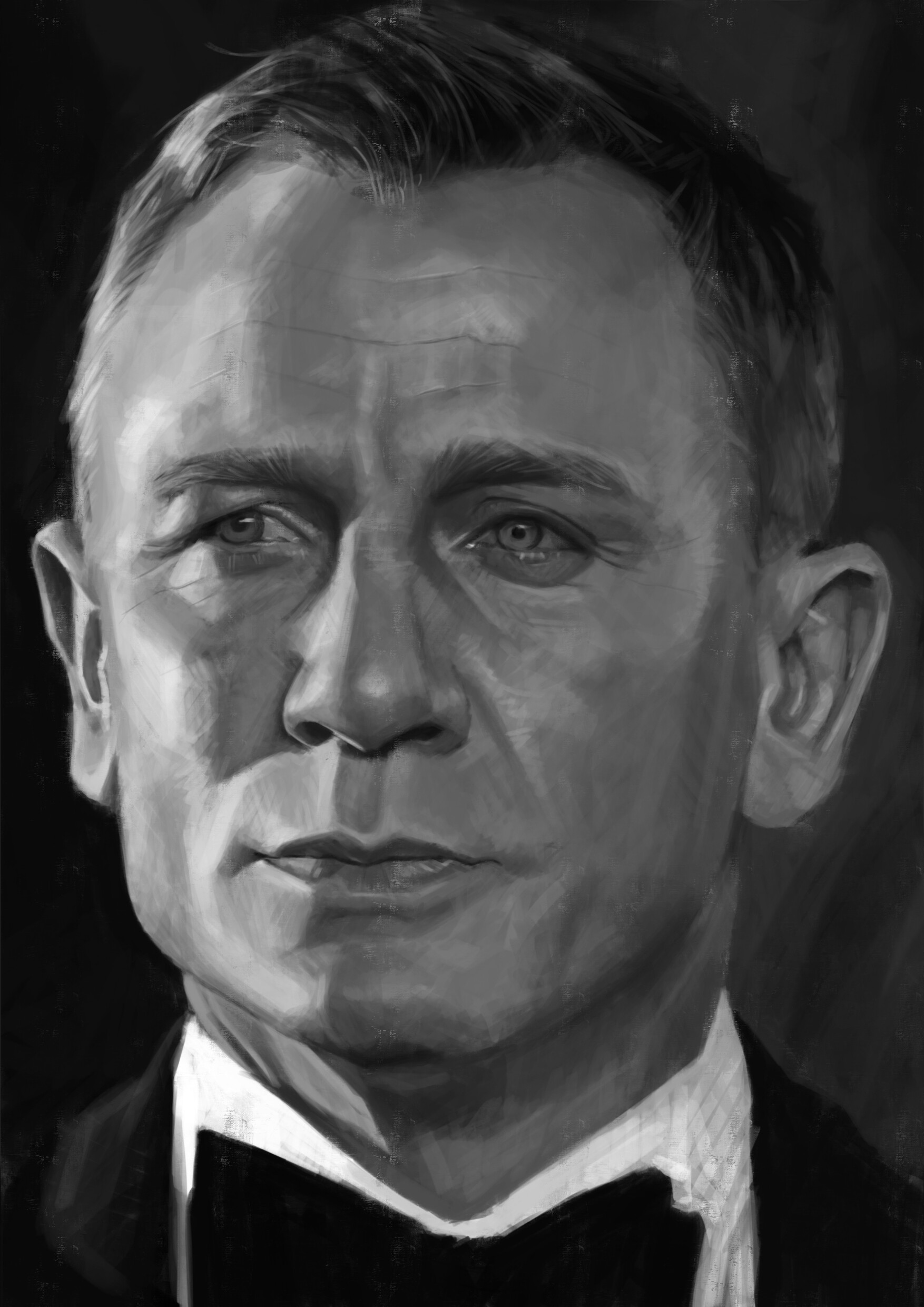 ArtStation - Daniel Craig (Portrait Study)
