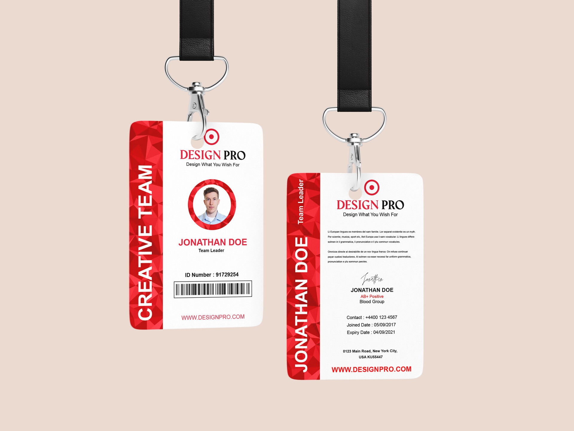 ArtStation - ID Card Design