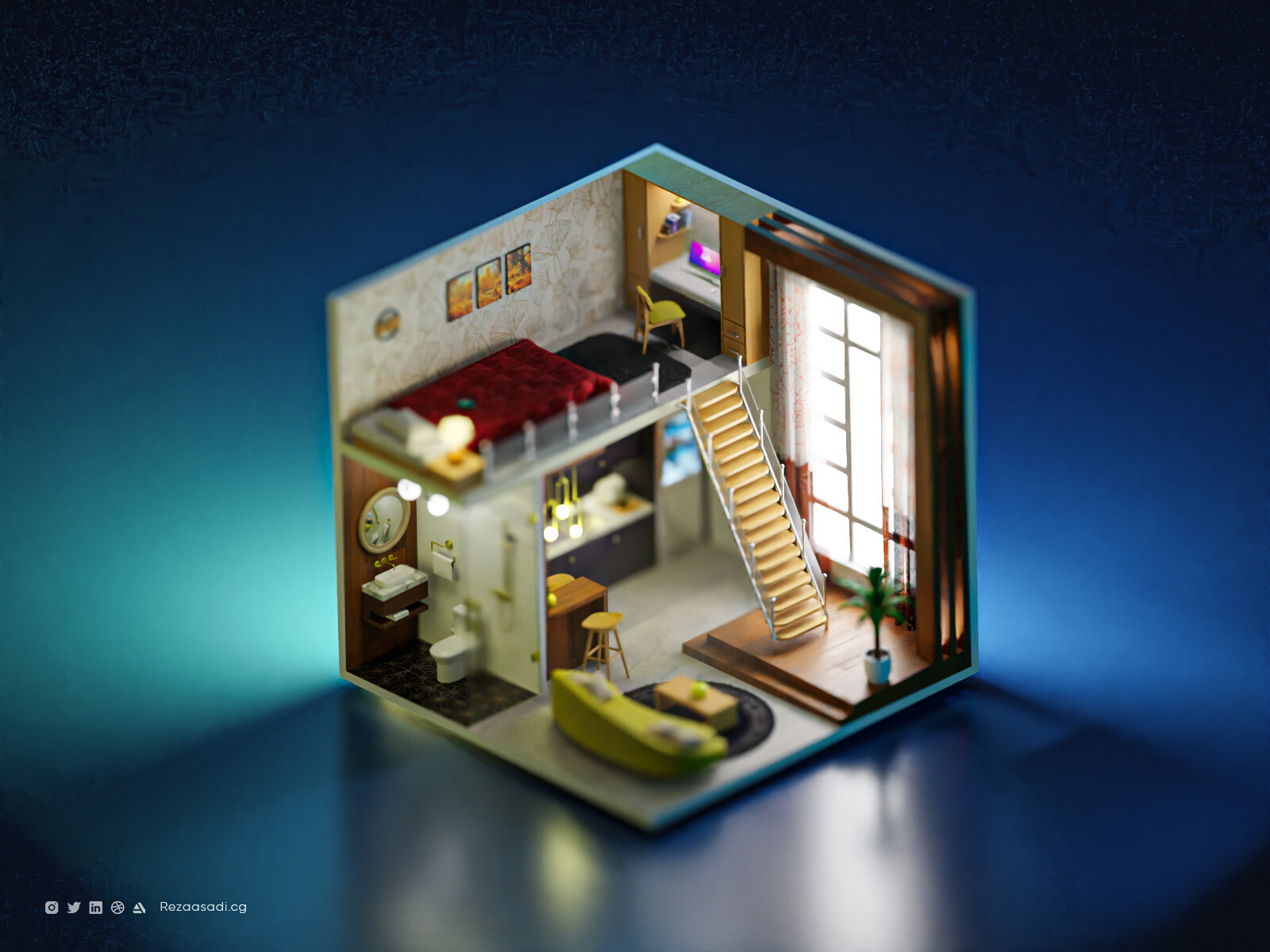 ArtStation Cute Tiny Room artstation-cute-tiny-room