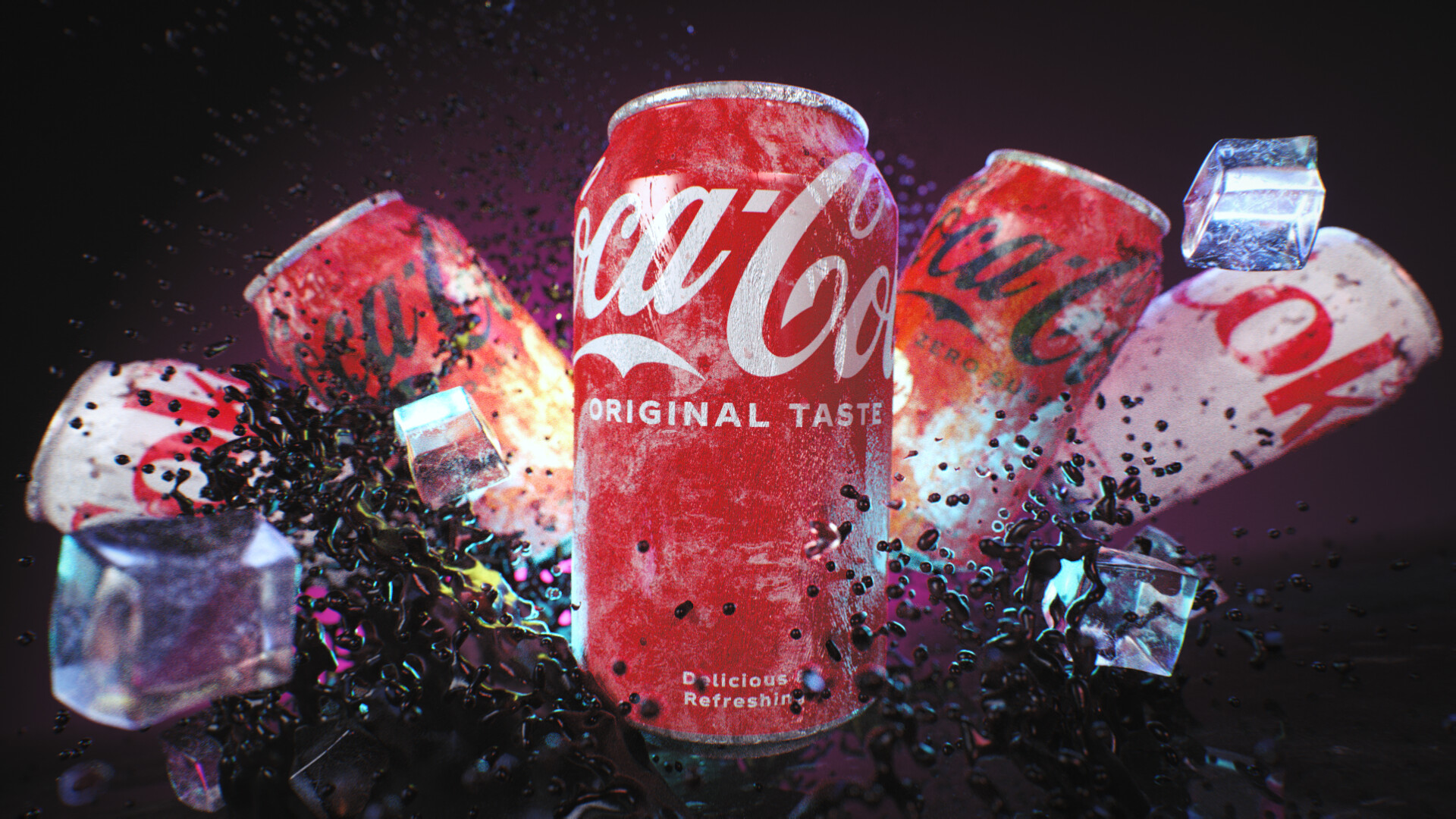 ArtStation - coca-cola new design 2021