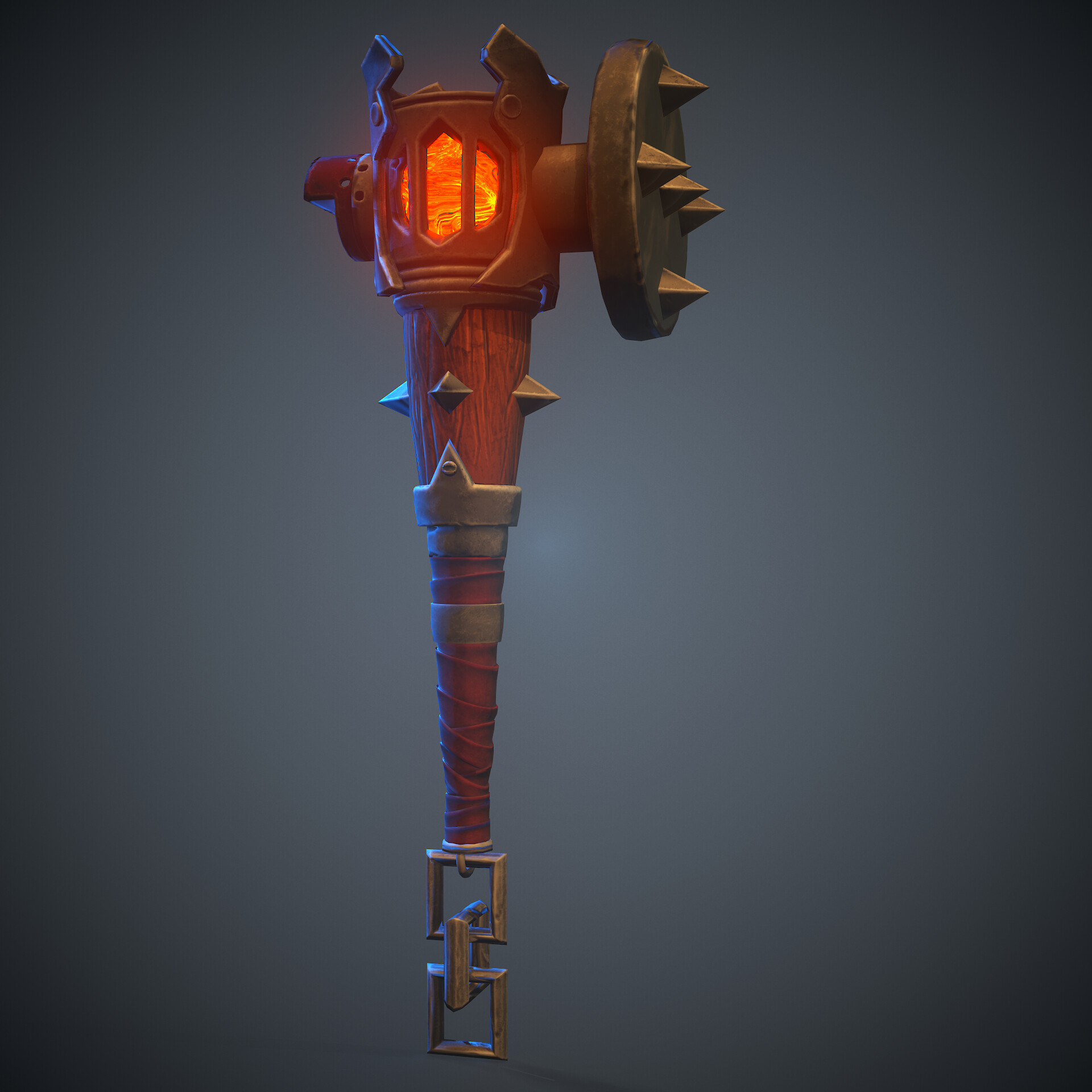 ArtStation STYLIZED LAVA HAMMER