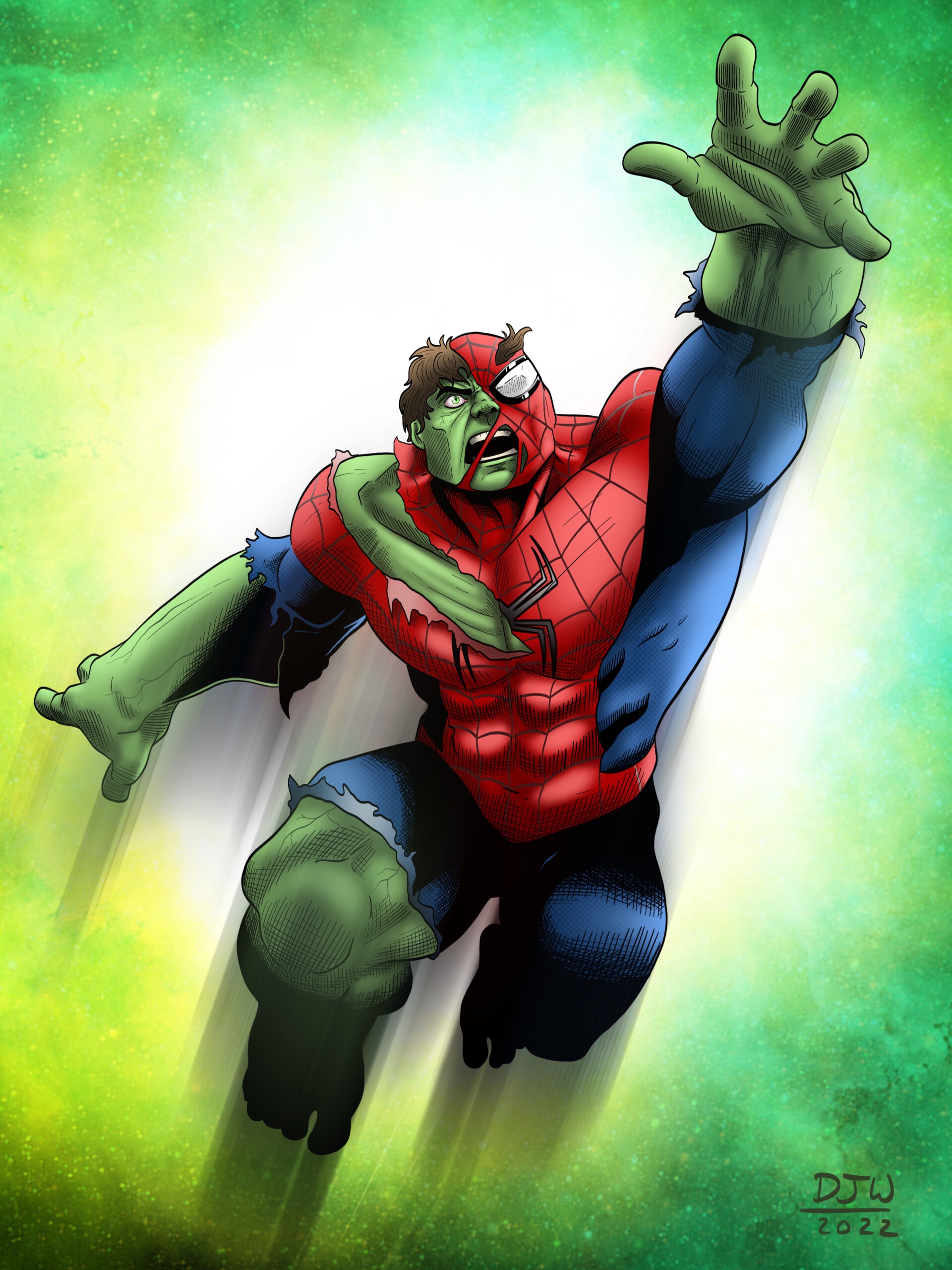 ArtStation - Hulk/Spider-Man Mashup