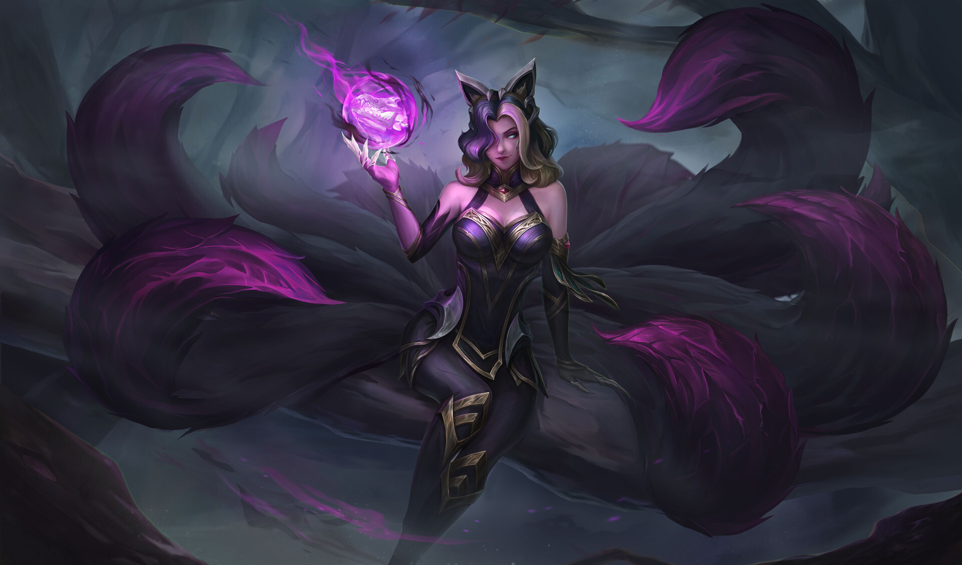 ArtStation - Coven Ahri fan art