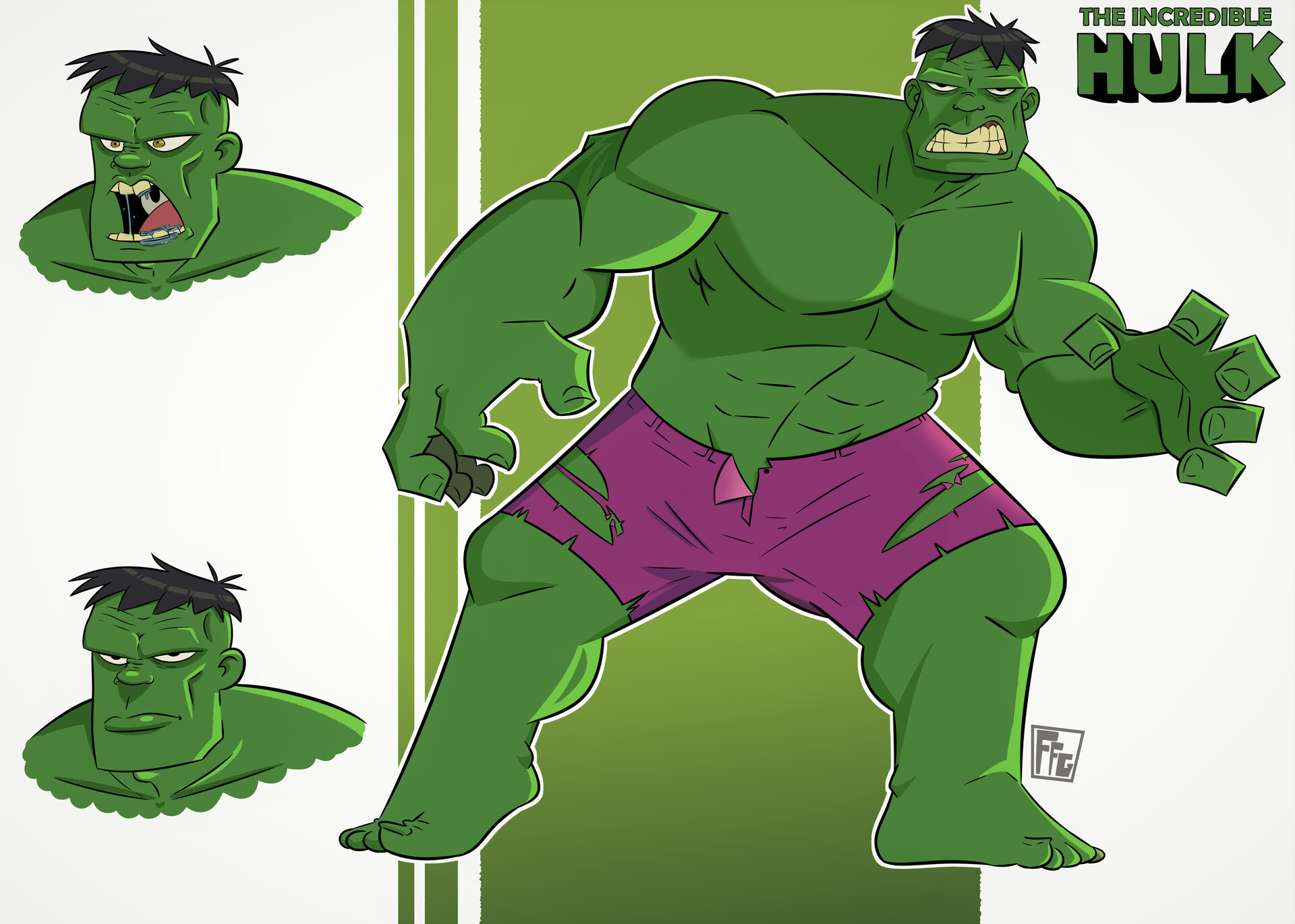 ArtStation - The Incredible Hulk Character design