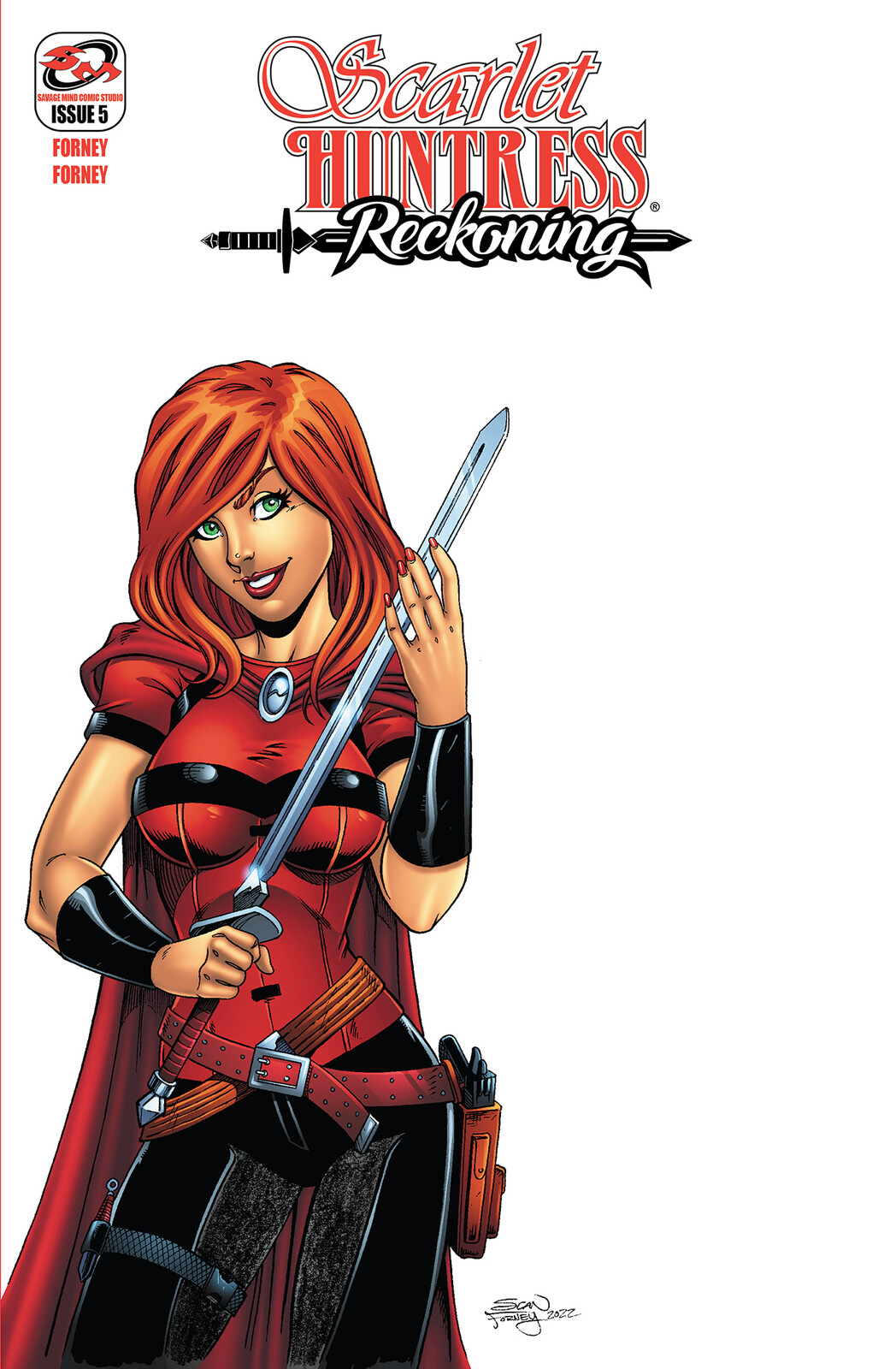Scarlet Huntress: Reckoning sketch-up cover.

Pencils, inks, and colors by Sean Forney

Scarlet Huntress copyright and registered trademark Stephanie and Sean Forney