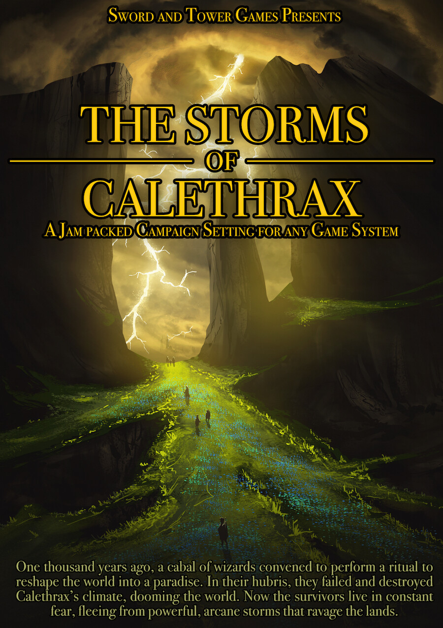 Commission The Storm of Calethrax Book Cover