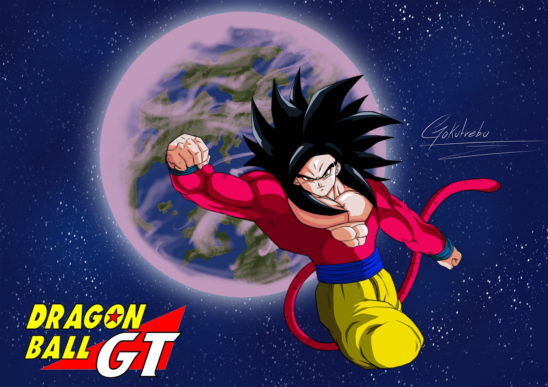ArtStation - Dragon Ball GT Goku Super Saiyajin 4