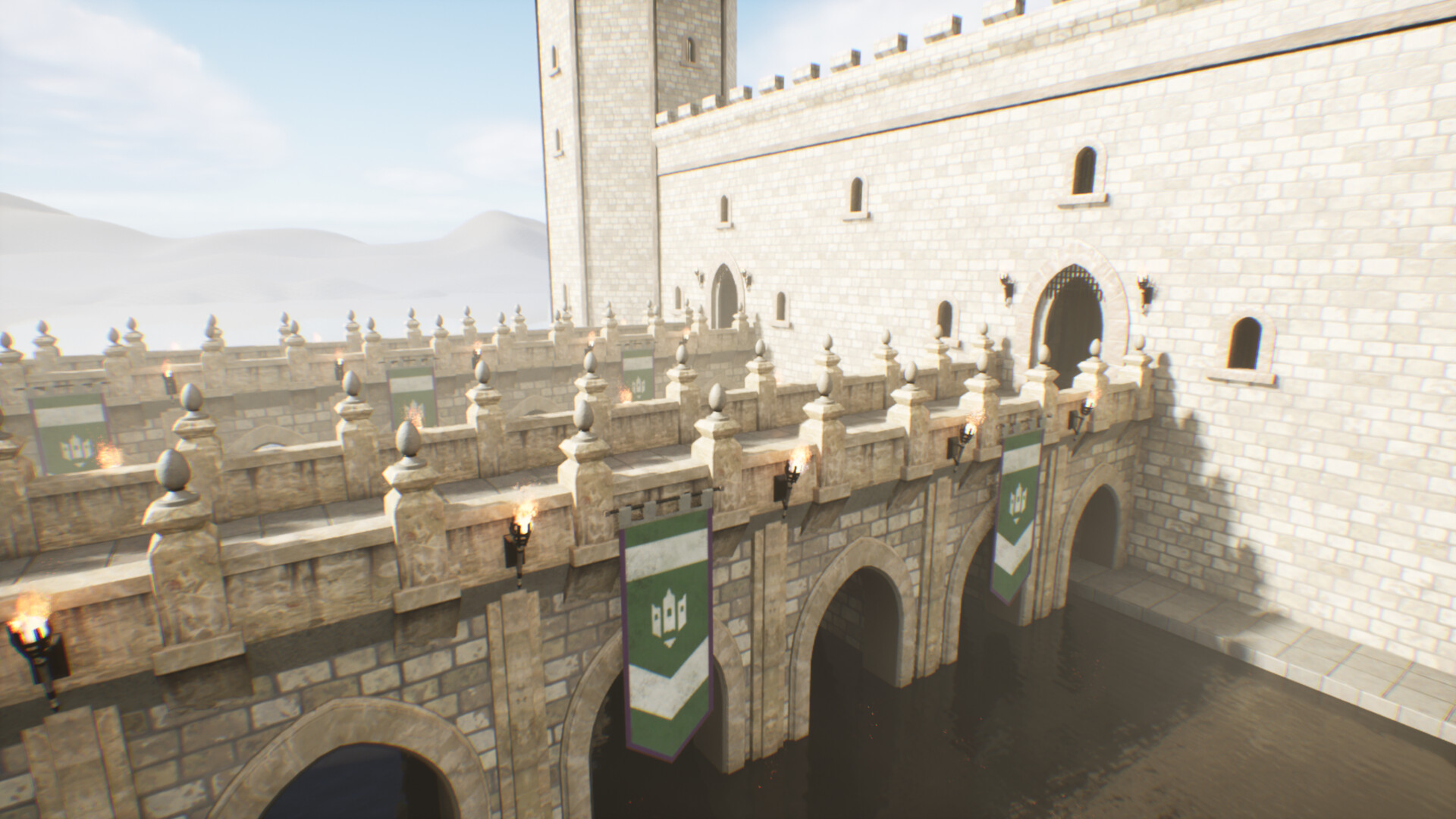 Artstation unreal engine 5 modular castle environment
