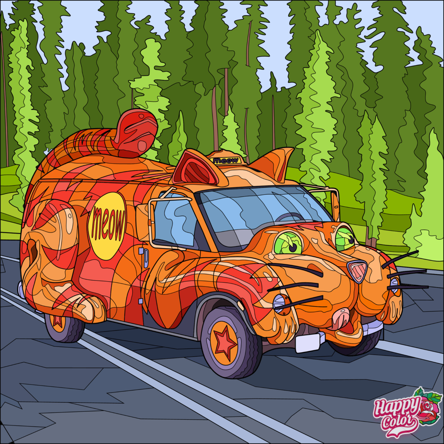 Meow mix hot sale car