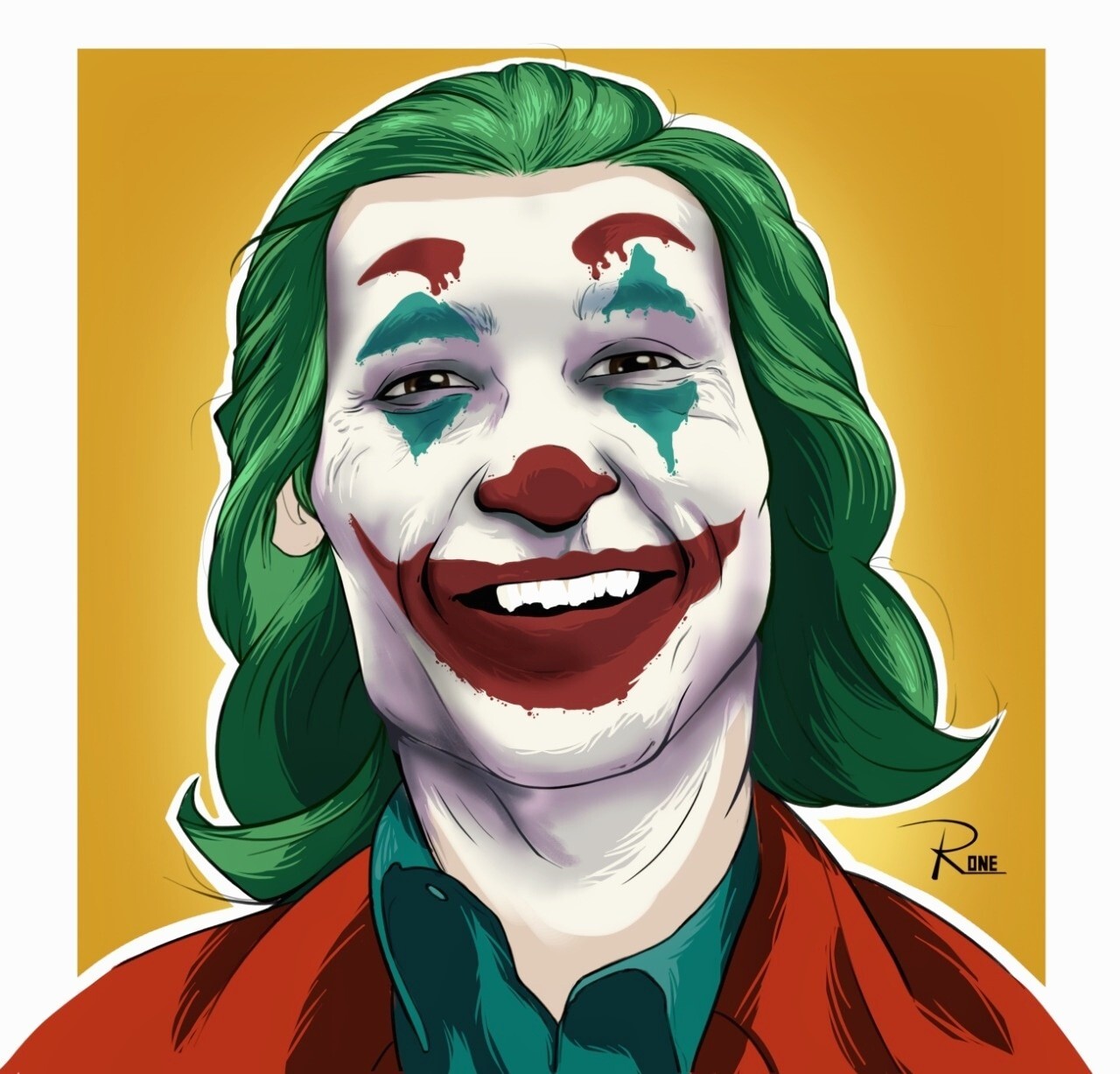 ArtStation - Redesenho de uma arte antiga do coringa