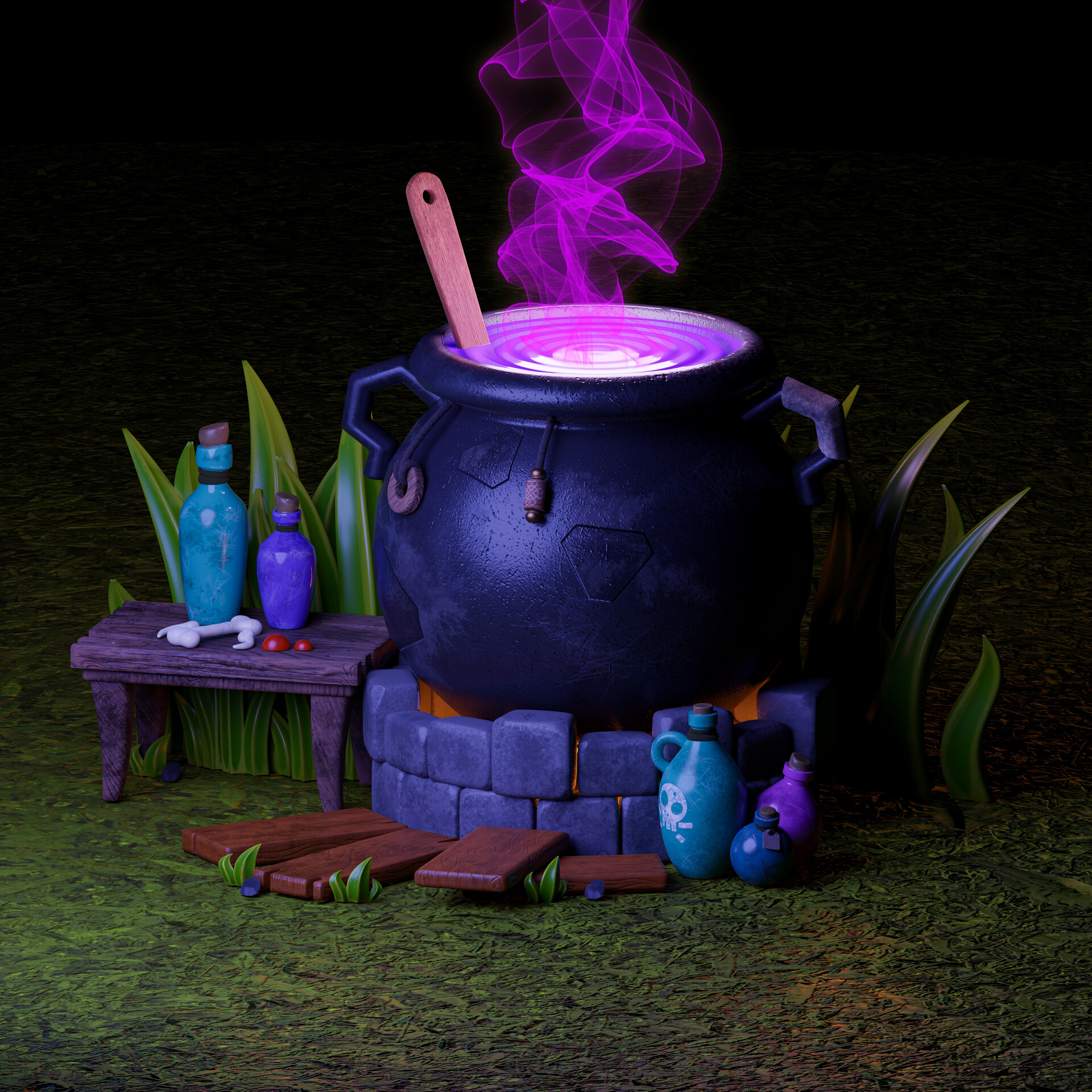 ArtStation Witch Cauldron