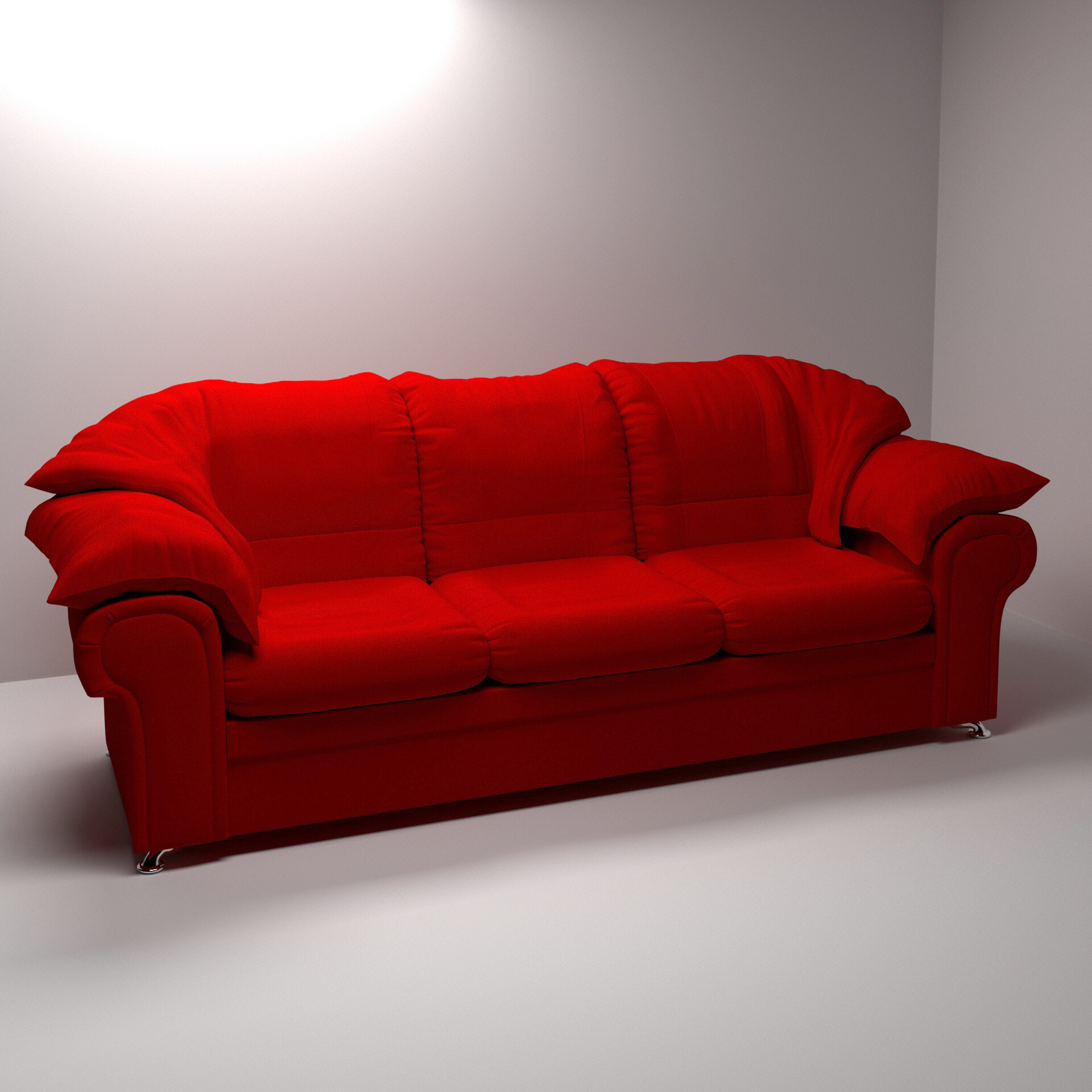 ArtStation - Red Sofa