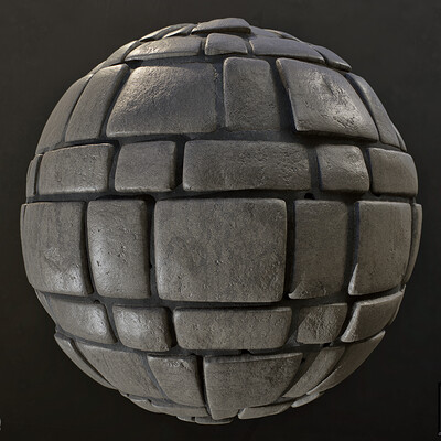 PBR - SMOTH STONE SURFACE - 4K MATERIAL
