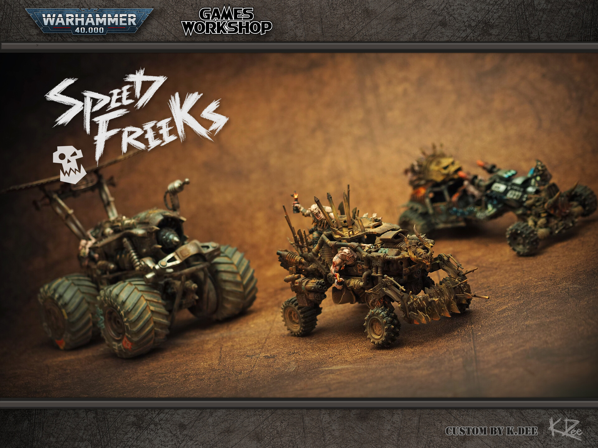 K.Dee SPEED FREAKS Warhammer 40k ork Vehicles Custom