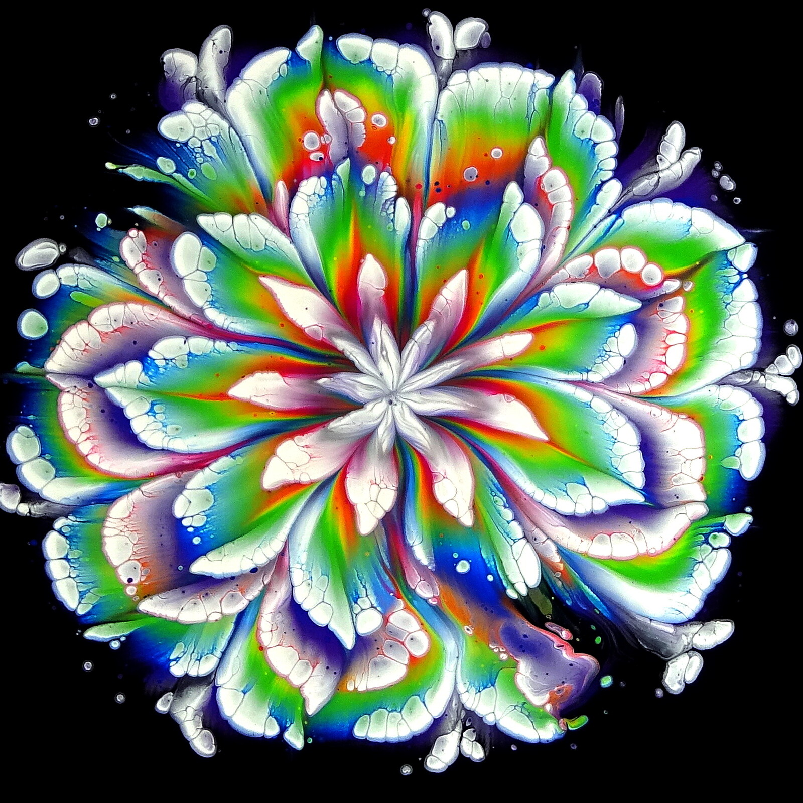 Fiona Art HOW TO paint a FLOWER with ACRYLIC PAINT and PAPER NAPKIN