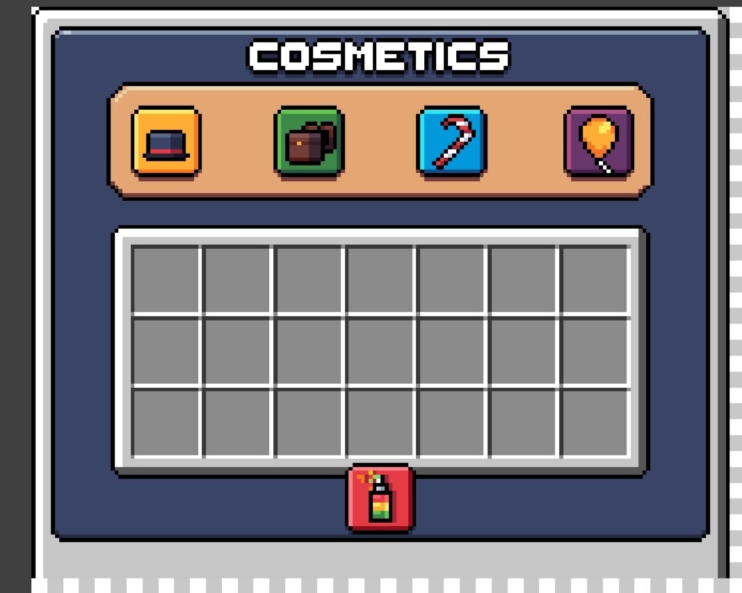 ArtStation - Minecraft cosmetics menu