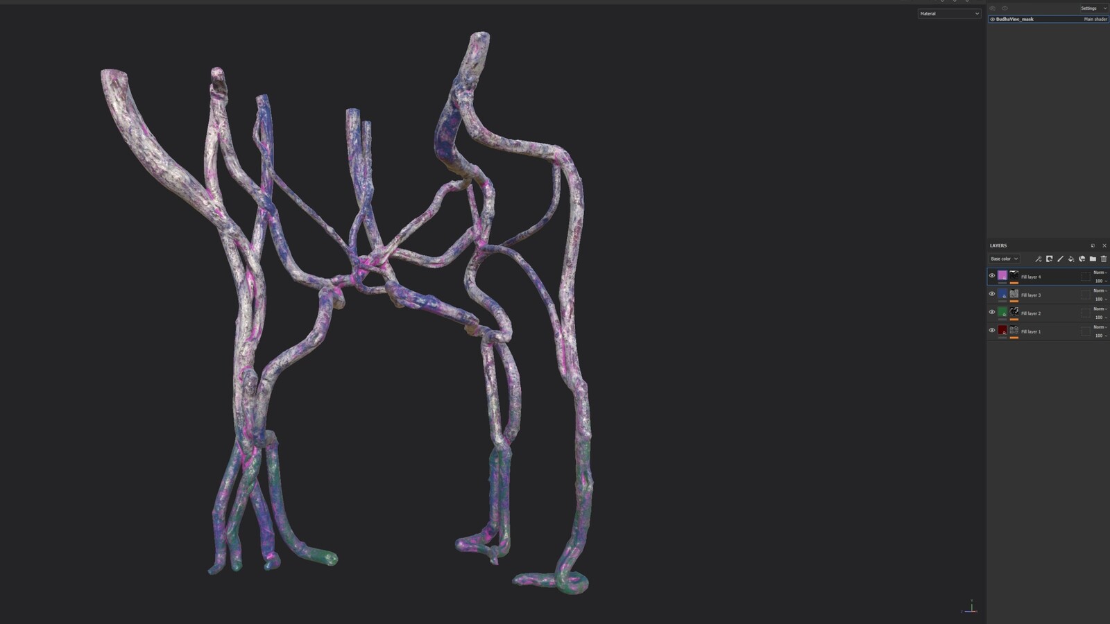 Masks (switch off the color on export as we only need the masks)
