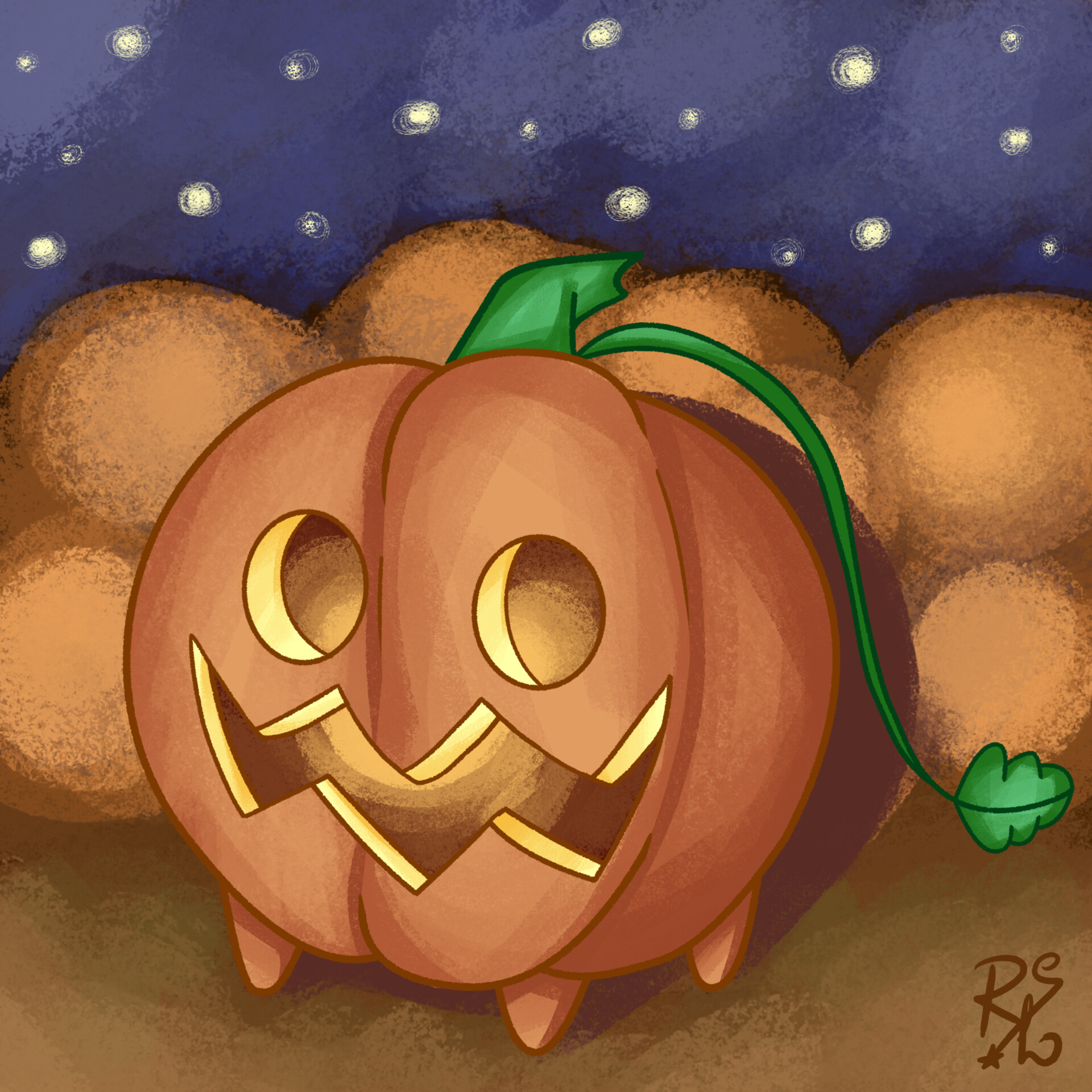 ArtStation Pumpkin from Steven Universe
