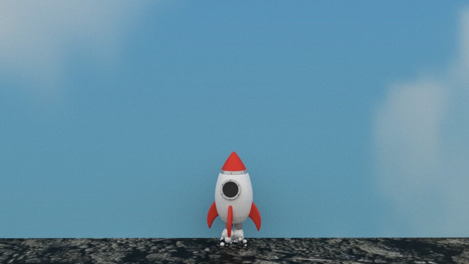 ArtStation - 3D Rocket 3D model and Animation