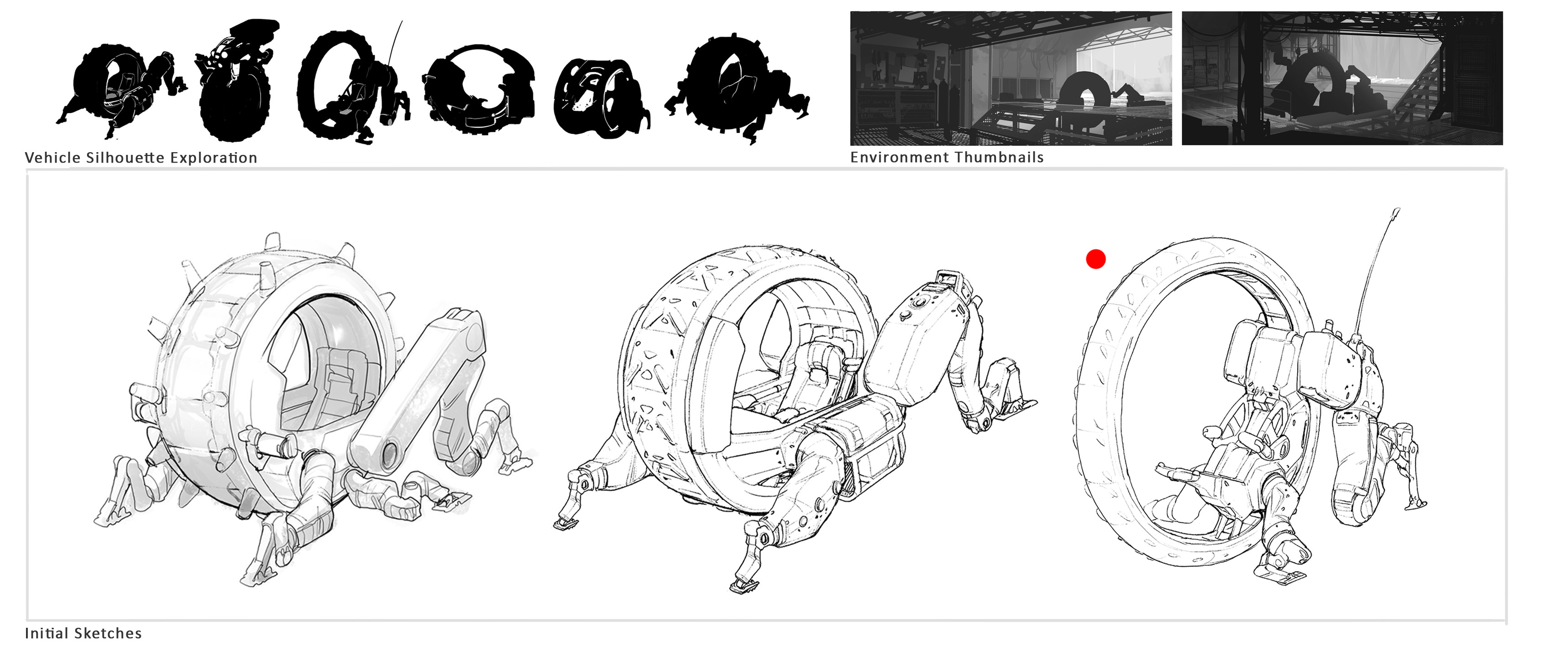 Initial sketches