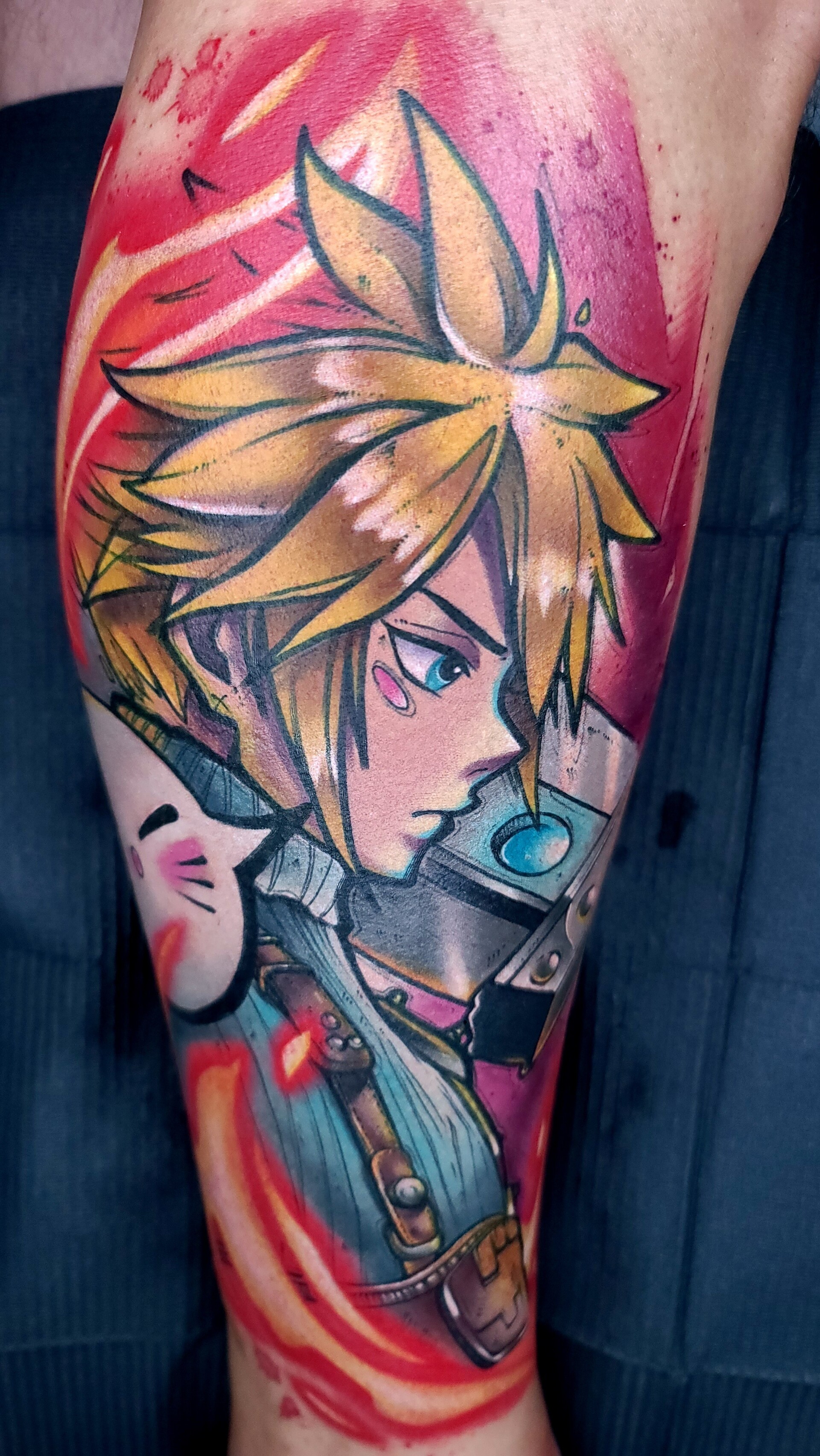 I see you ViVi Tattoo and raise you my Cloud Strife FIXED  rgaming