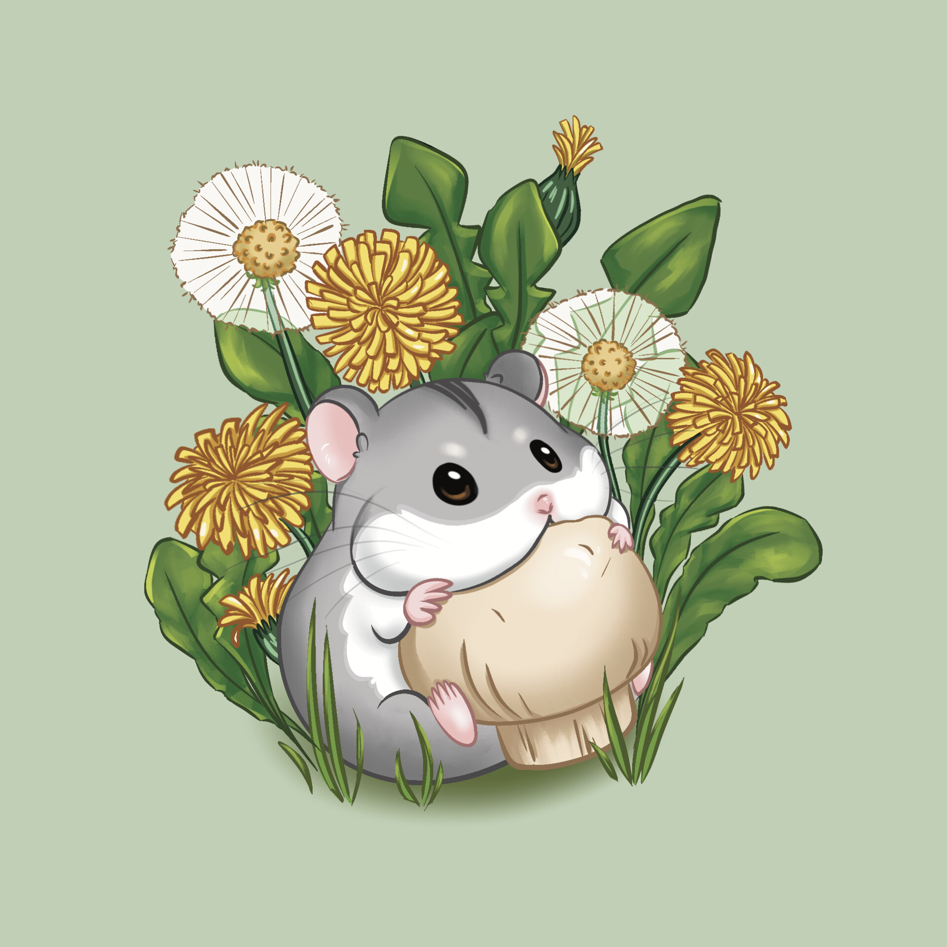 ArtStation - Dandelion Hamster