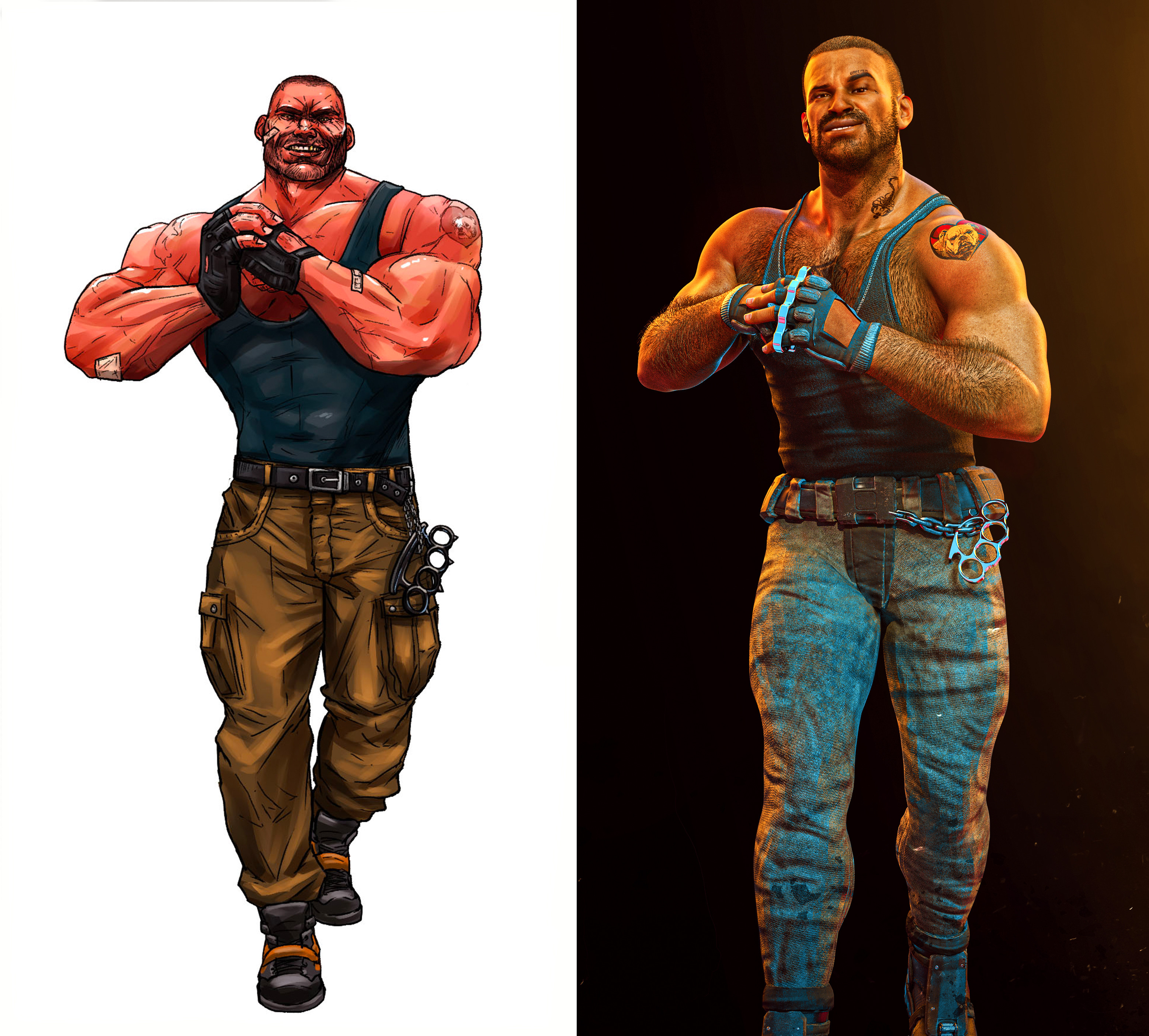 BRUTE - FROM 2D SKETCH TO A BADASS 3D MODEL MAKING THE HERO COME TO LIFE