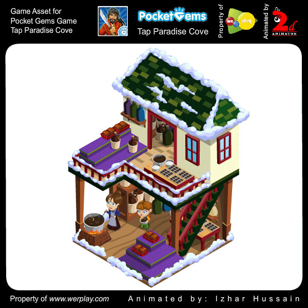 ArtStation Game Asset Animated Chocolate Fudge Maker For Pocket