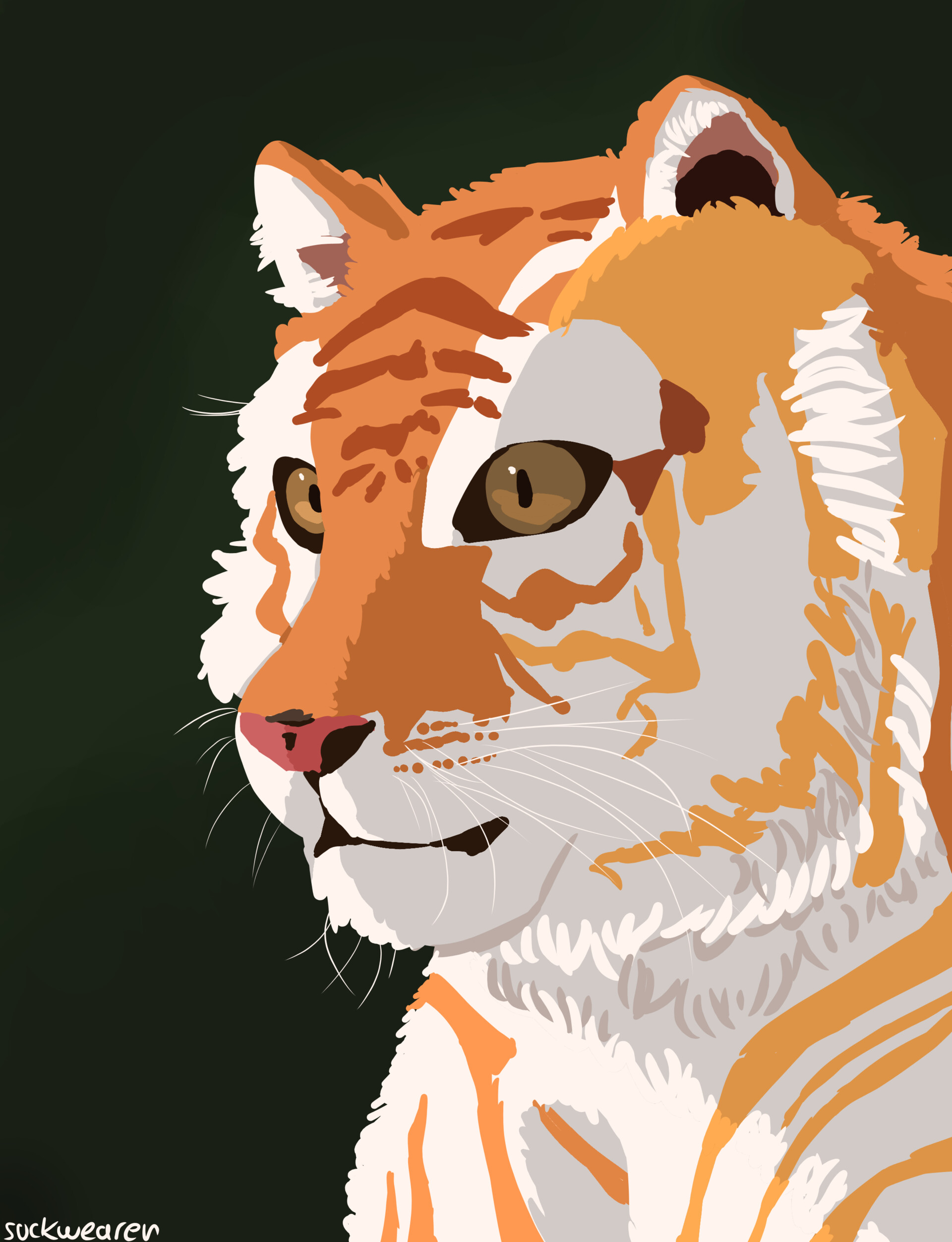 ArtStation - golden tiger